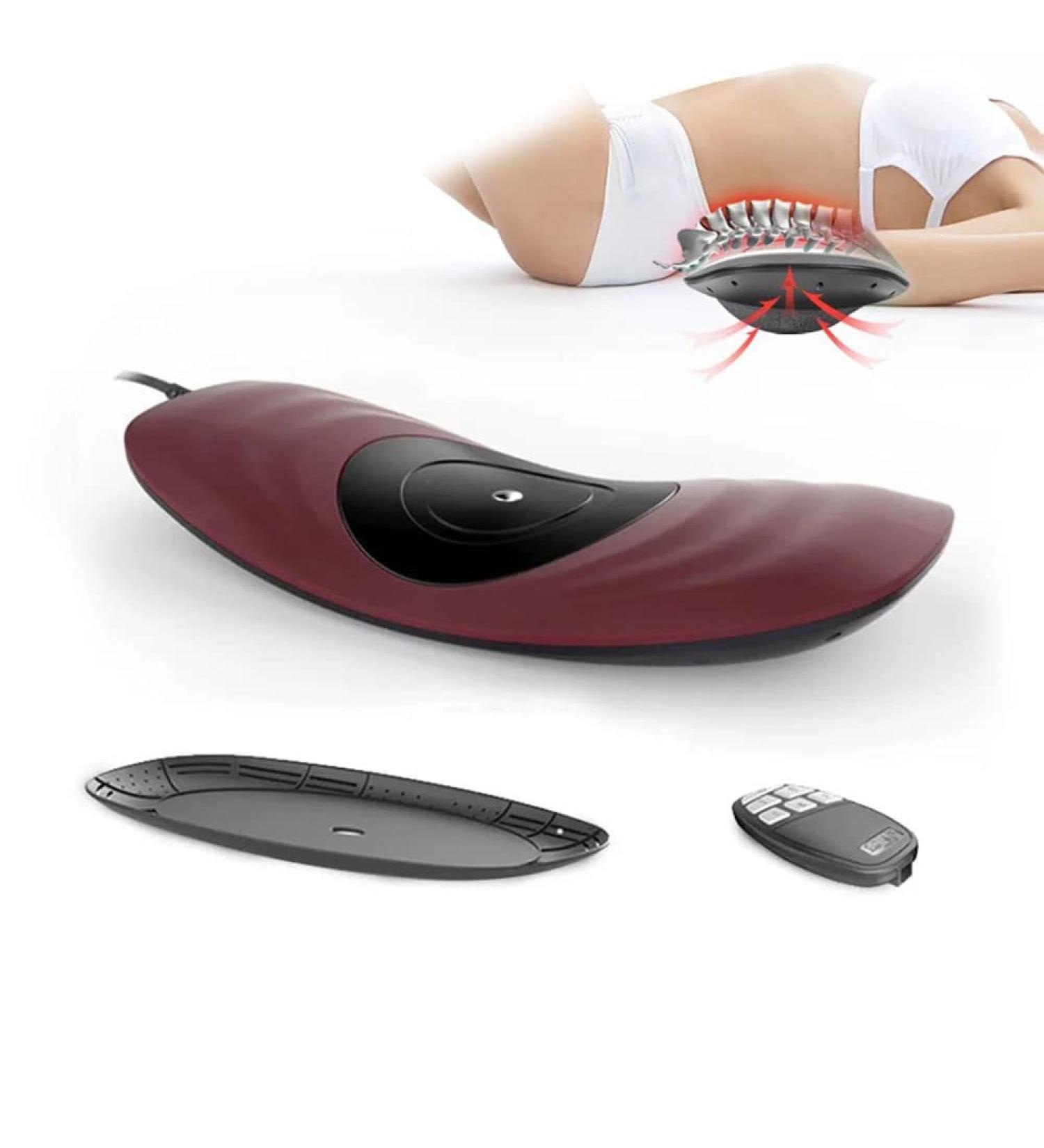 Buy Electrical Inflatable Backer & Massage Device - Adjustable Lumbar Traction with Heat Function (Red) - International Shipping Available! - Buy Online on GoSupps.com