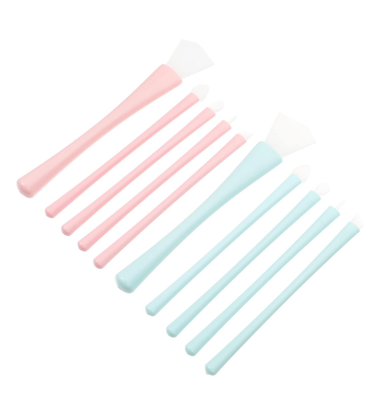 FRCOLOR Liner Brush 2 Sets Silicone Makeup Brush Mask Applicator Makeup Silicone Makeup Applicator Eye Makeup Lip Applicator Eye Makeup Applicator Eyes Silica Gel Liner - Buy Online on GoSupps.com