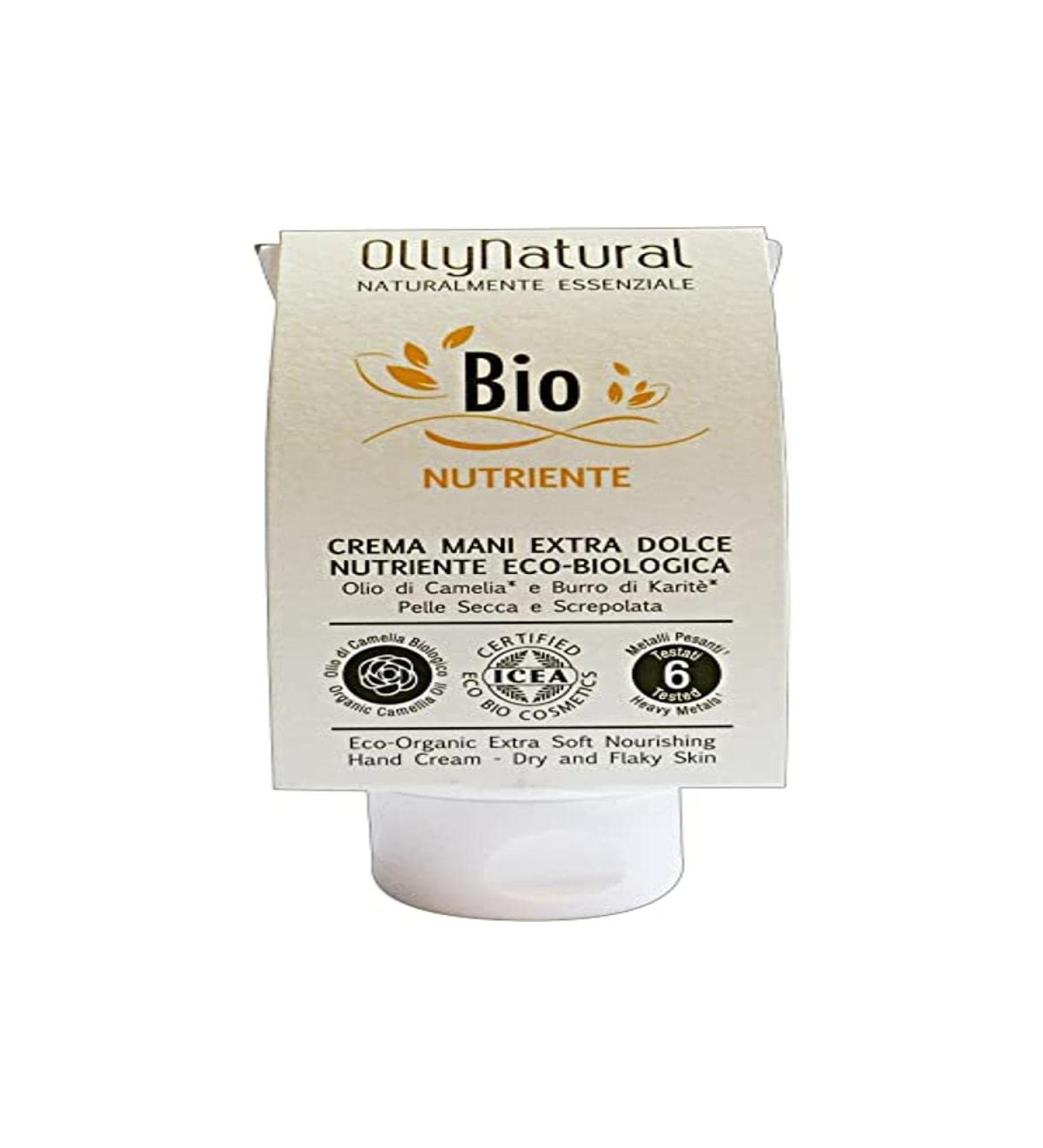 Ollynatural nourishing hand cream shea butter and camellia oil 75 g