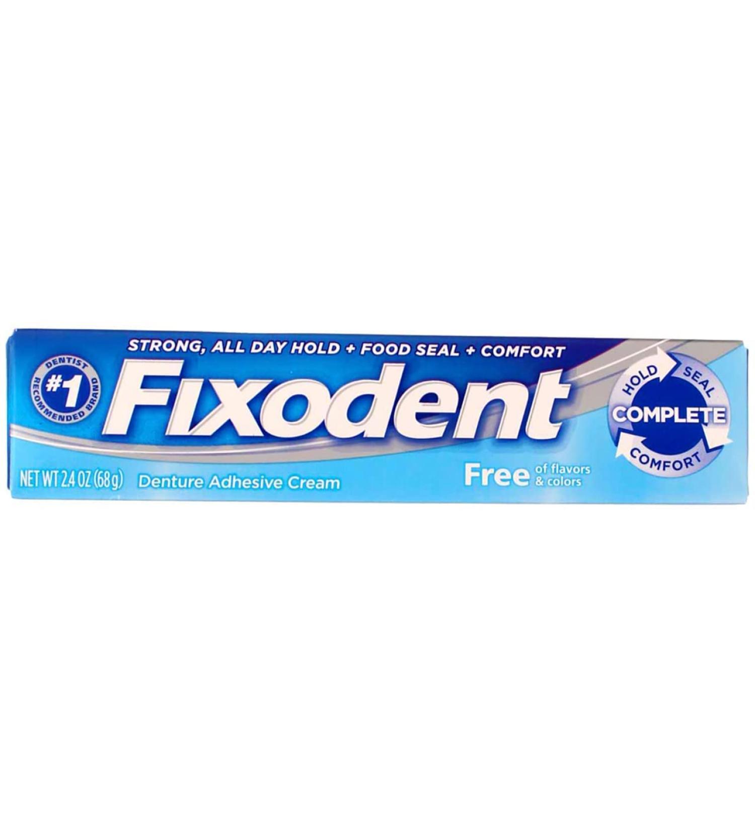 Buy Fixodent Denture Adhesive Cream - 2.4 oz | Secure Hold Comfort & Confidence | Fast International Shipping - Buy Online on GoSupps.com