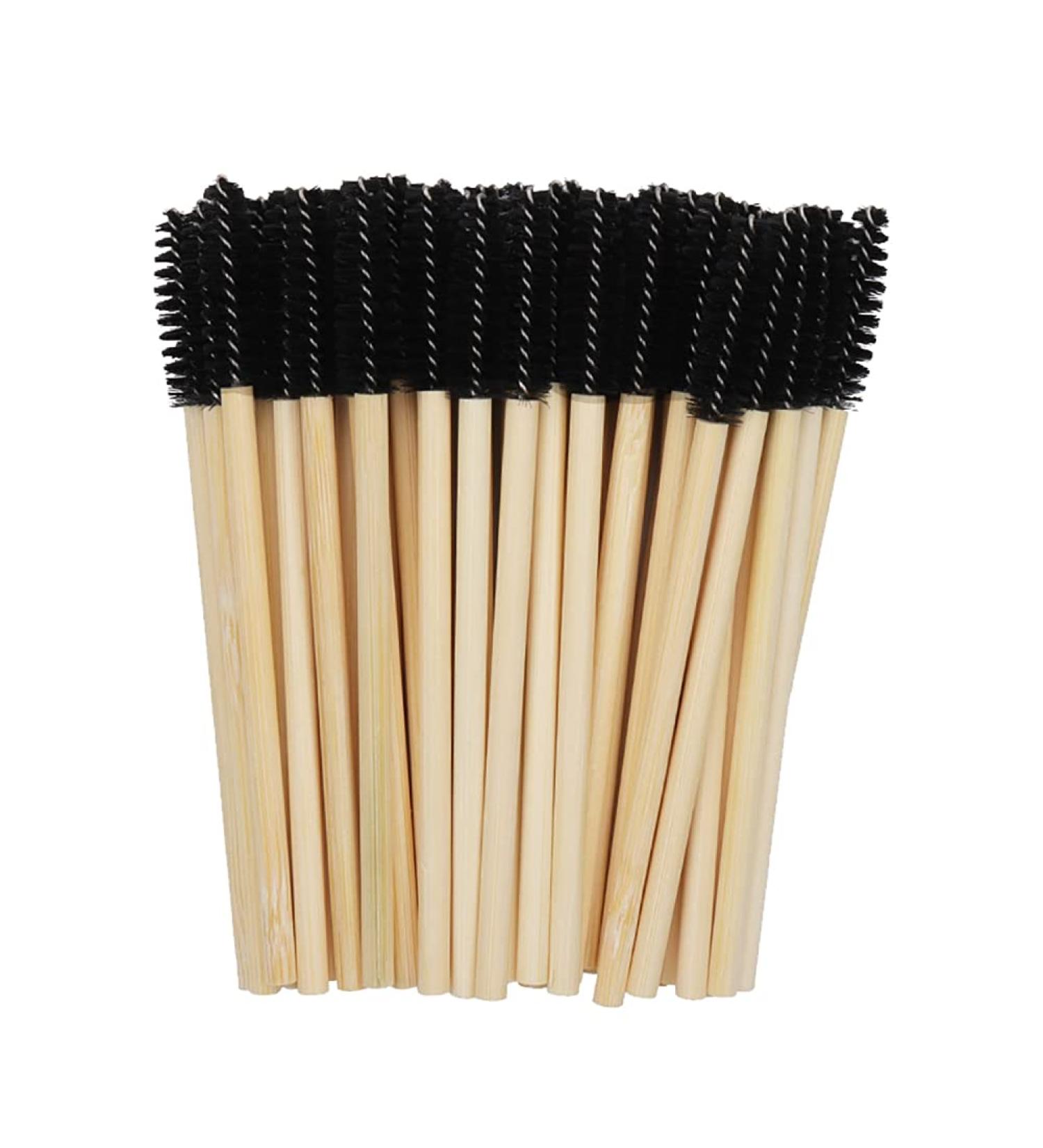 ccHuDE 50pcs Disposable Mascara Wands - High-Quality Eyelash Brushes & Makeup Applicators for Flawless Eye Looks - Buy Online on GoSupps.com