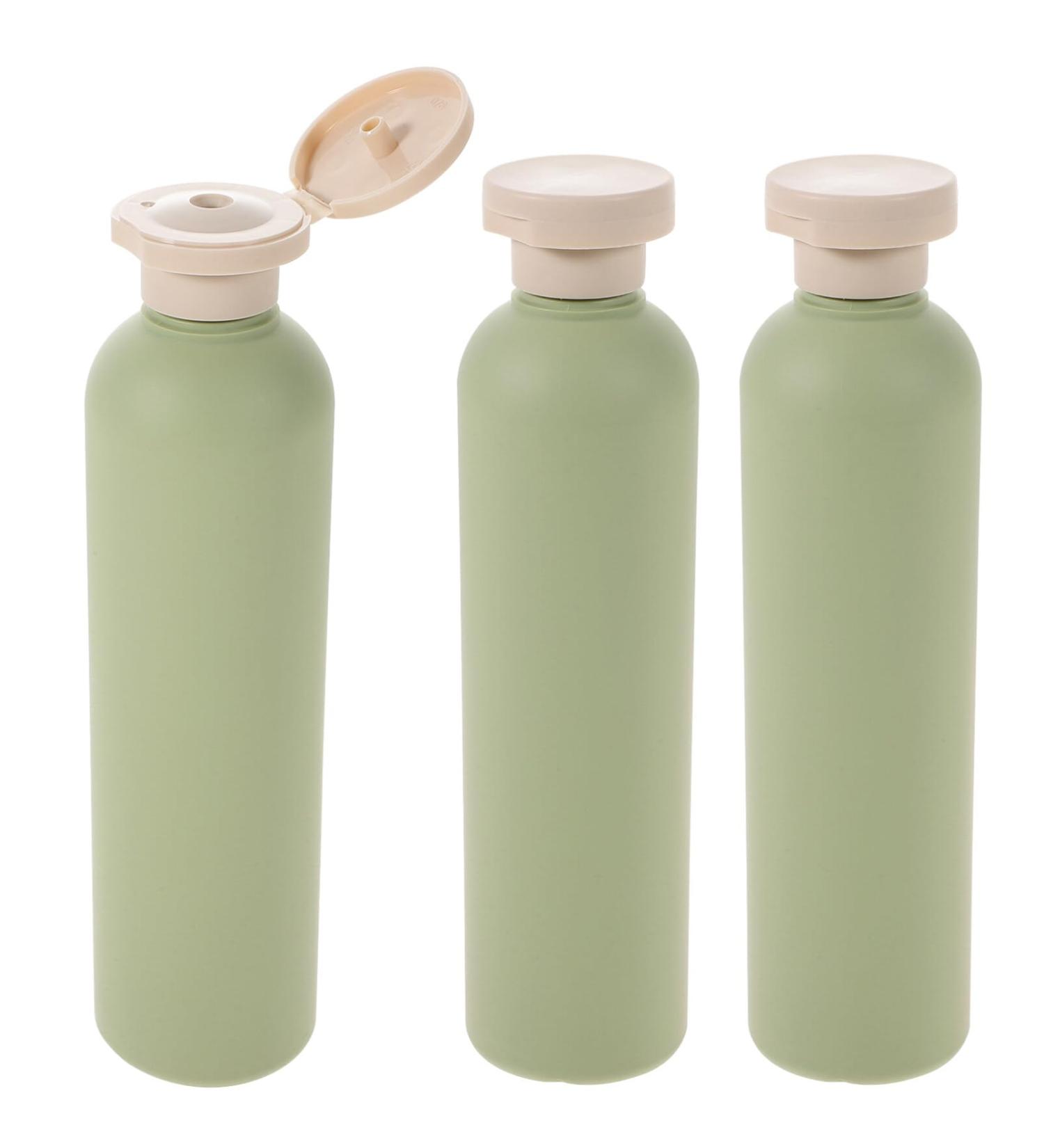 Shop Minkissy 250ml Empty Travel Bottles - 3 Pack Flip Cap Squeeze Lotion Bottles for Shampoo Conditioner Cosmetics & More | Reusable & Versatile - Buy Online on GoSupps.com