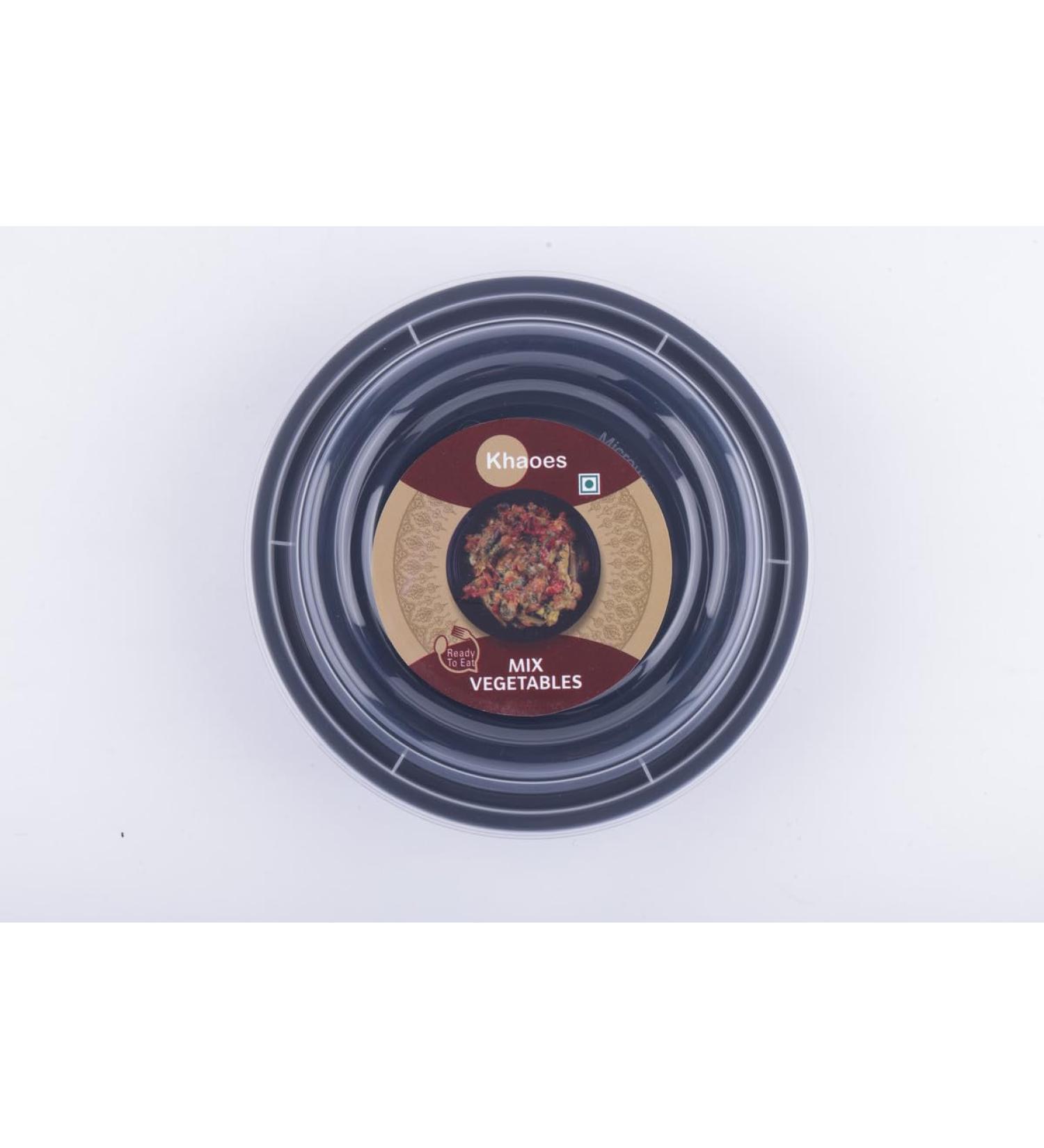 Khaoes Ready to Eat Mix Vegetables Instant Mix Vegetables with No Added Preservative and Colours (Item Weight : 81 gr Pack Of 1) - Buy Online on GoSupps.com