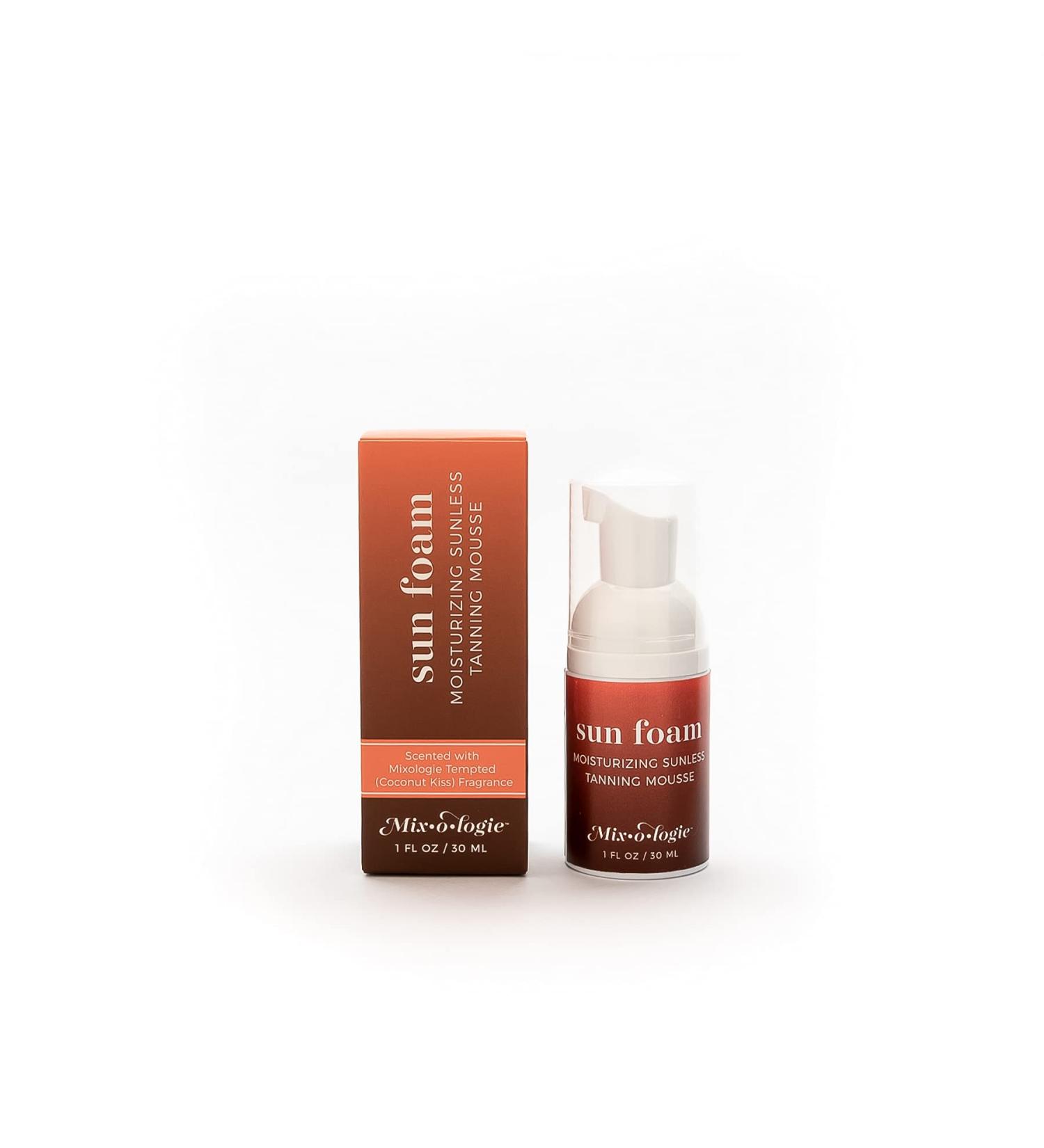 SunFoam Sunless Tanning Mousse - Natural & Easy Self-Tanner | [Brand Name] - Buy Online on GoSupps.com
