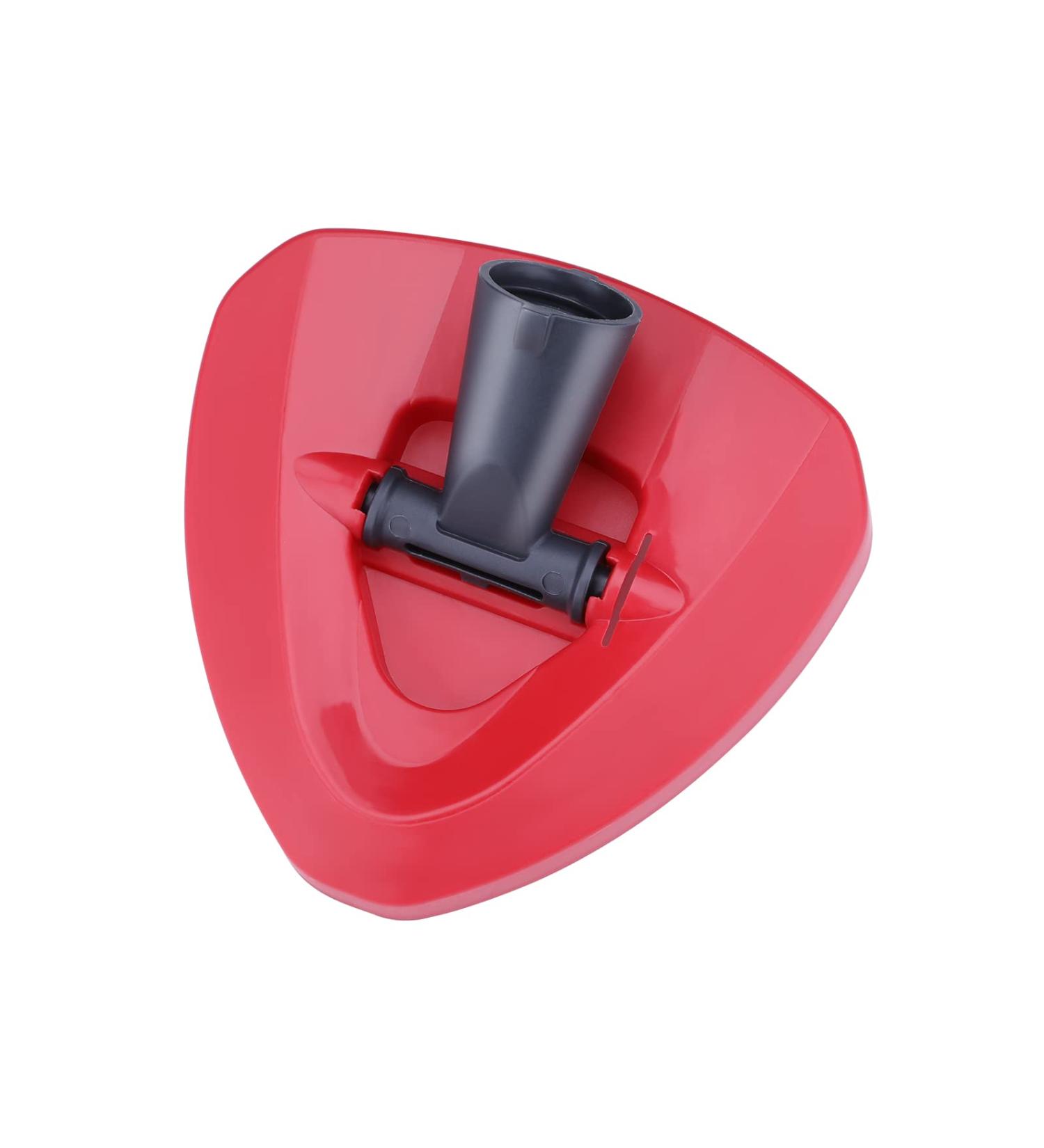 RinseClean Spin Mop Replacement Base - CRTHL Rotating Triangle Head Cover - EasyWring Spin Mop Accessories - Red, Plastic Base Case - Buy Online on GoSupps.com