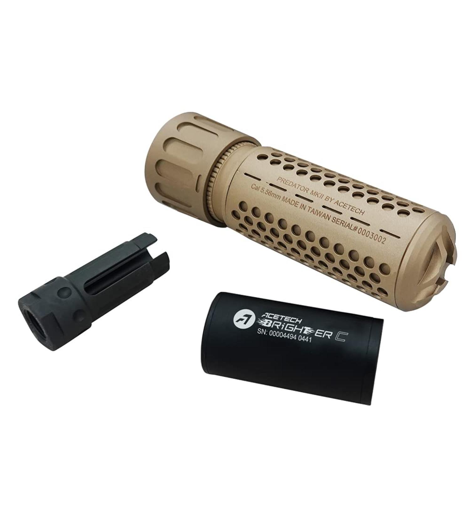 ACETECH-Predator MKII- (Tan) Tracer Unit with QDC and Brighter C Included. - Buy Online on GoSupps.com