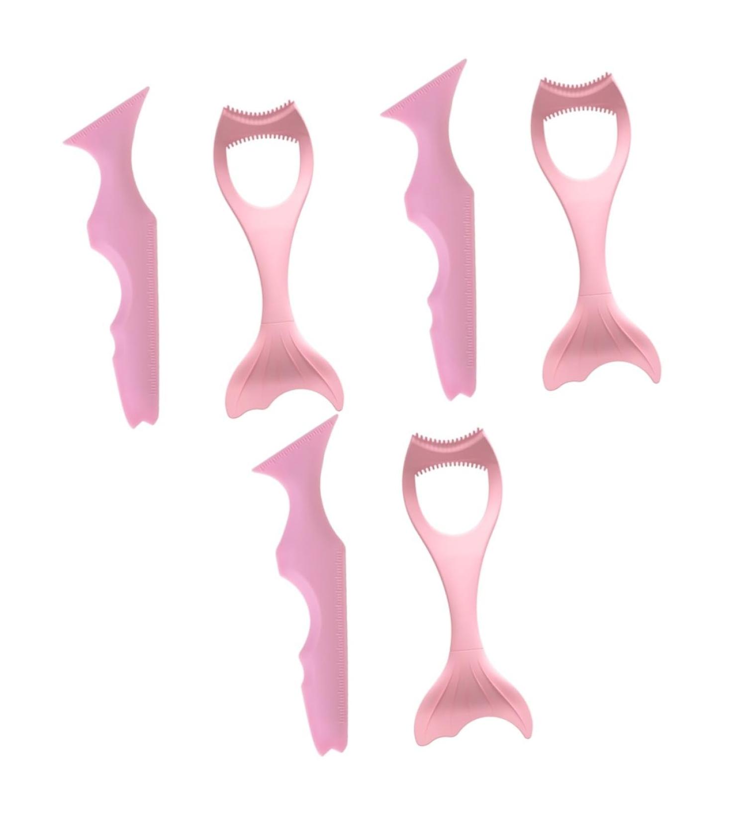 FOMIYES 6 Pcs Eyeliner Eyelash Tool Applicator Kit Eyelash Shield Applicator Eyebrow Stencils Girl Cosmetics - Buy Online on GoSupps.com