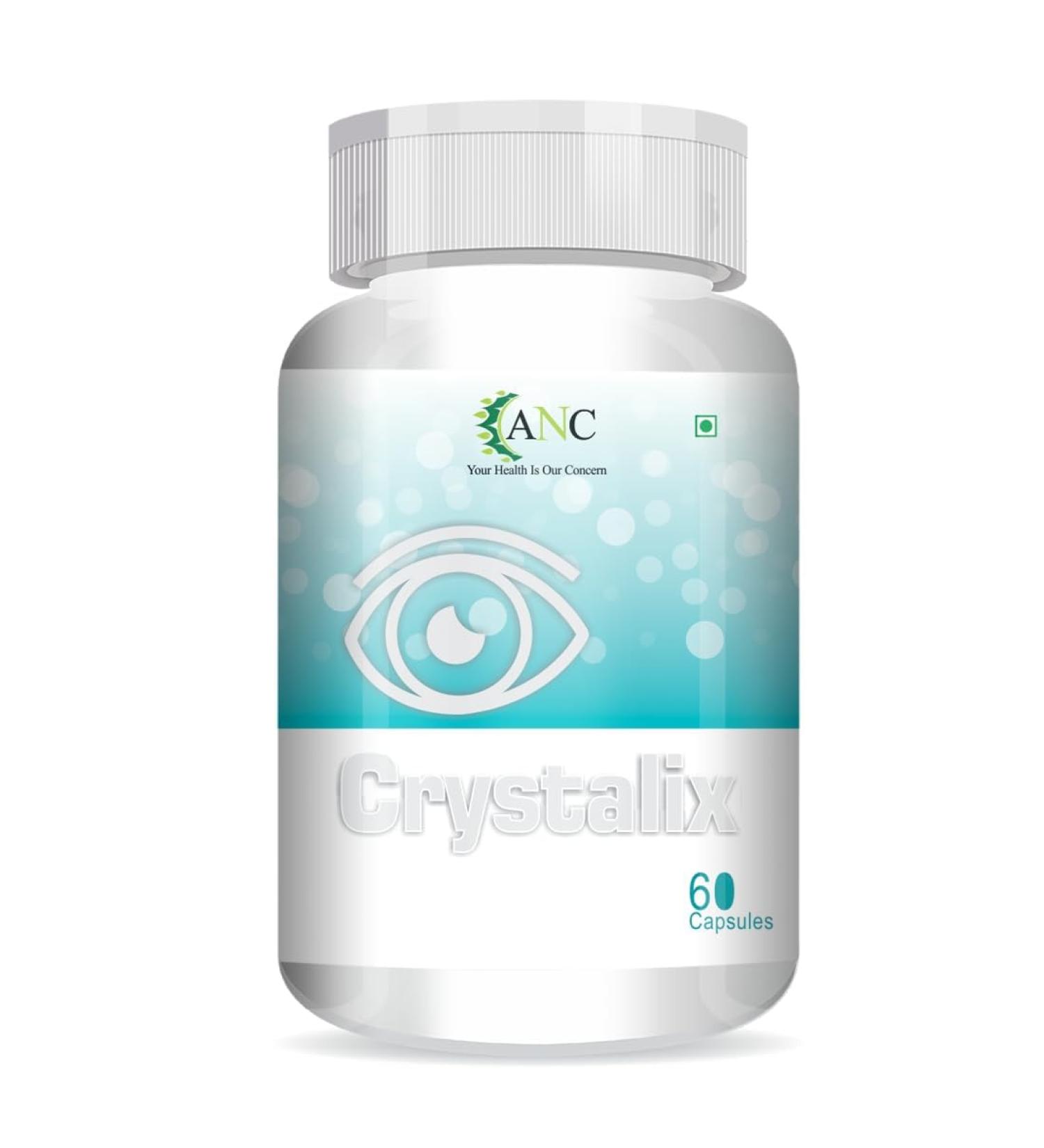 YANG Crystalix Eye Care Supplement to Improve Vision Blue Light & Digital Guard (Lutein Zeaxanthin)- 60 Capsules - Buy Online on GoSupps.com