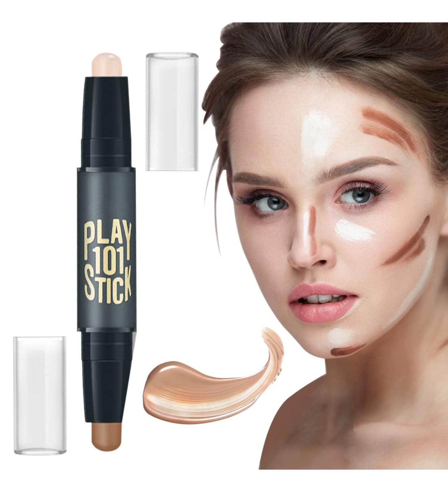 2-in-1 Contouring Pencil & Concealer - Versatile Makeup Highlighter for All Skin Types | International Shipping Available - Buy Online on GoSupps.com