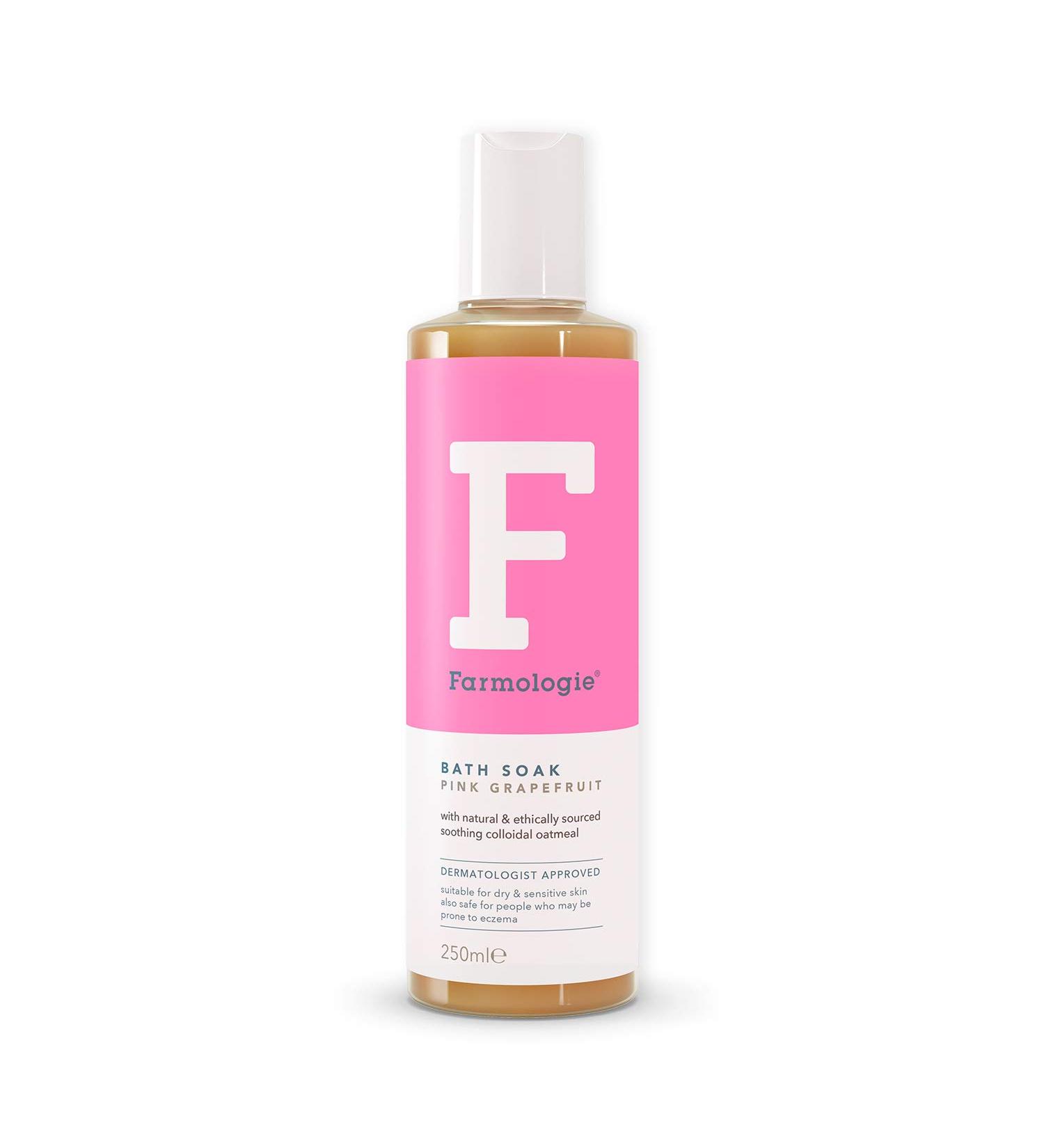 Farmologie - Bath Soak For Dry & Sensitive Skin Bubble Bath Pink Grapefruit 250 ml - Buy Online on GoSupps.com