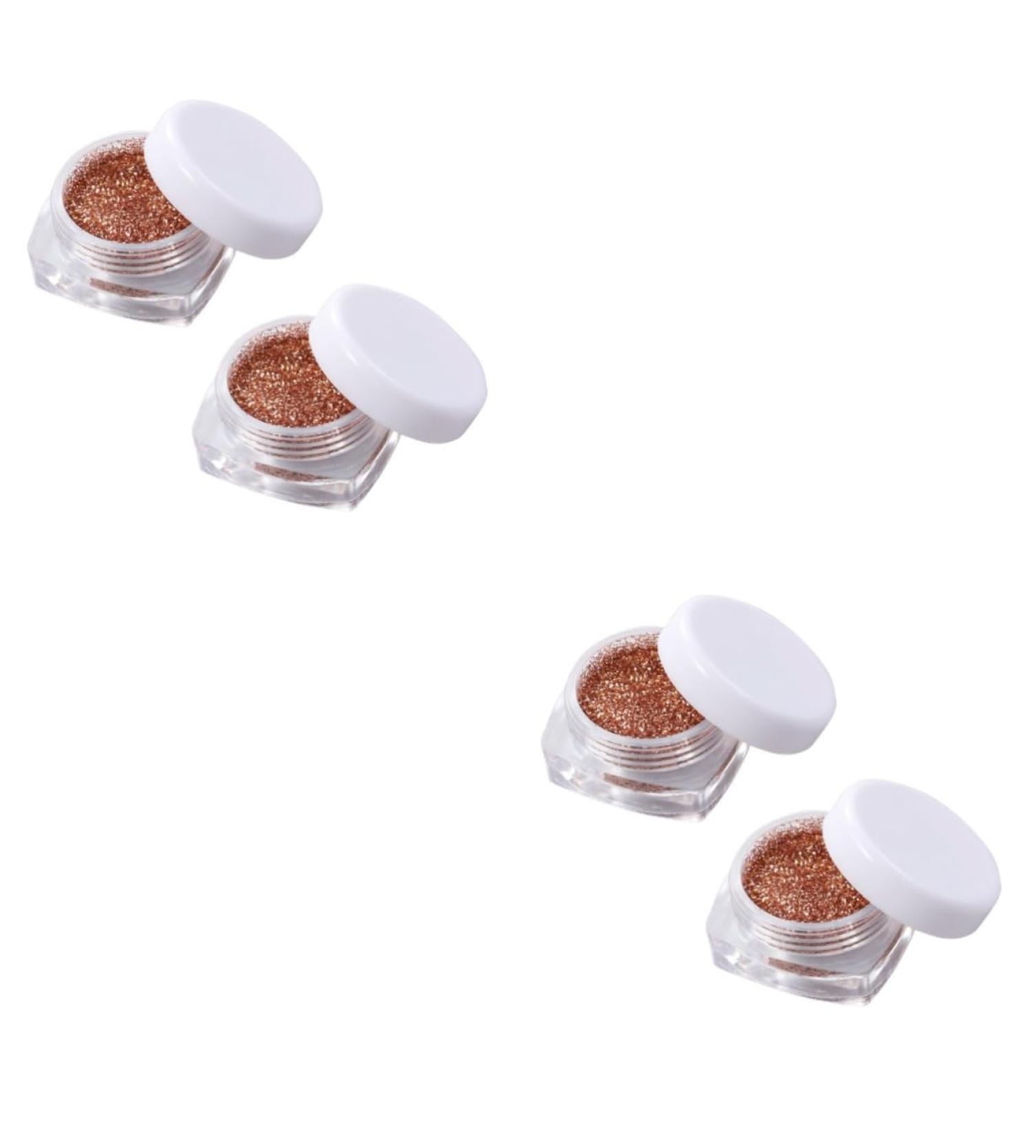 Beavorty Loose Eyeshadow Glitter 4 Pcs Eye Shadow Glitter Eyeshadow Loose Pigment Eyeshadow Set Highlighter 1 count (Pack of 1) Goldenx2pcs - Buy Online on GoSupps.com