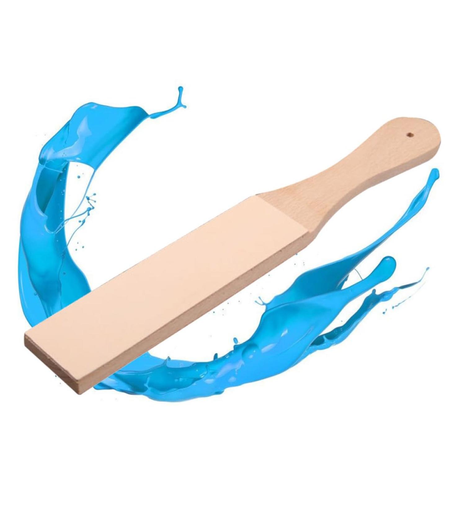 Angoily Leather Strap Razor Sharpener Whetstone - Premium Wooden Sharpening Board for Straight Razors | International Shipping Available - Buy Online on GoSupps.com