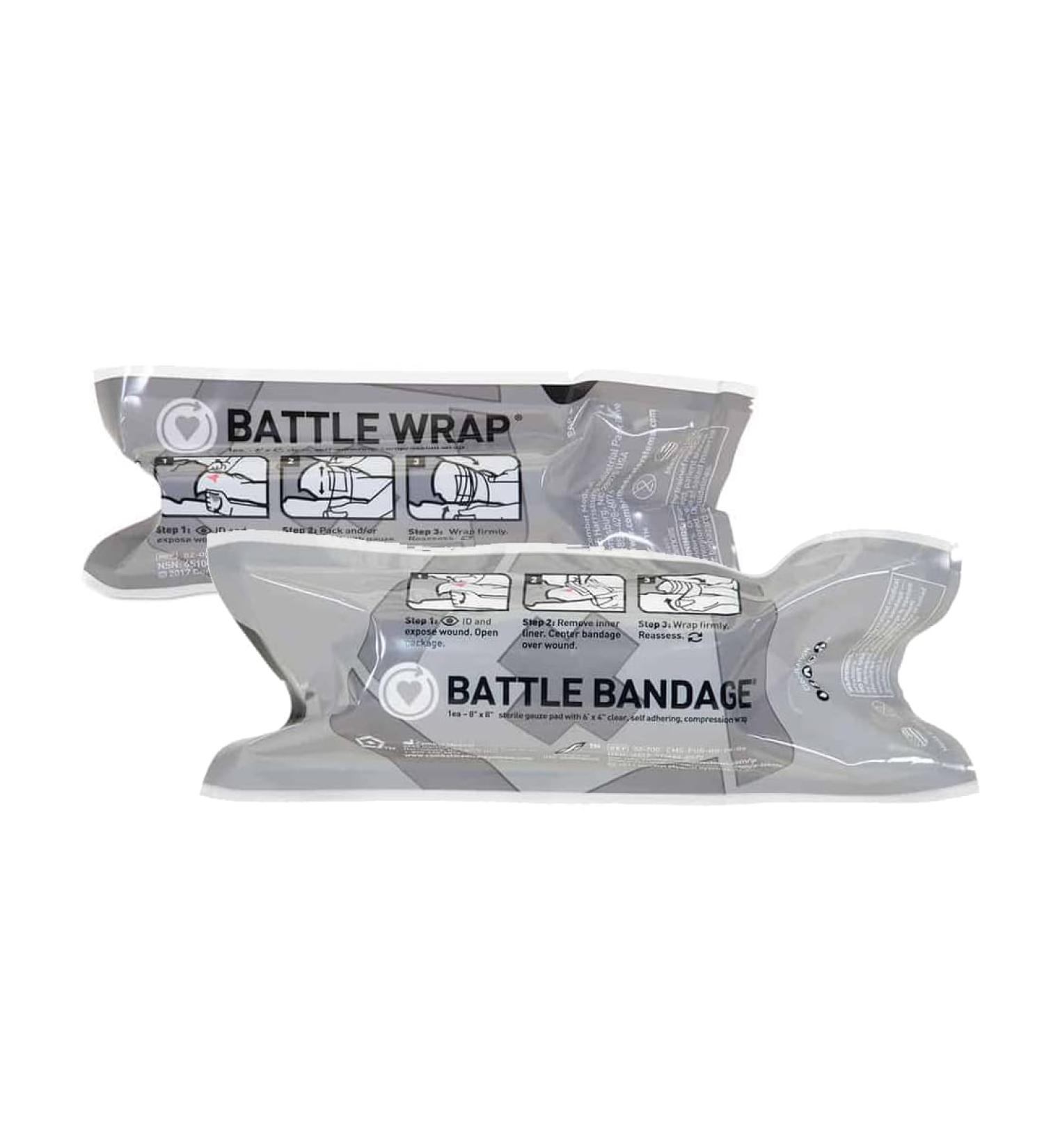 Battle Bandage & Wrap - Emergency Hemorrhage Control Equipment | Made in the USA | Fast International Shipping - Buy Online on GoSupps.com