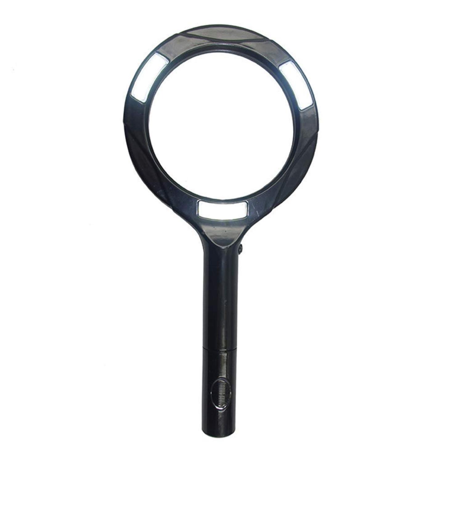 Plastic Handle Magnifier Easy to Read Small Fonts for Mother and Father High Magnification Magnifier Handheld Magnifier LED Lights Made in China - Buy Online on GoSupps.com
