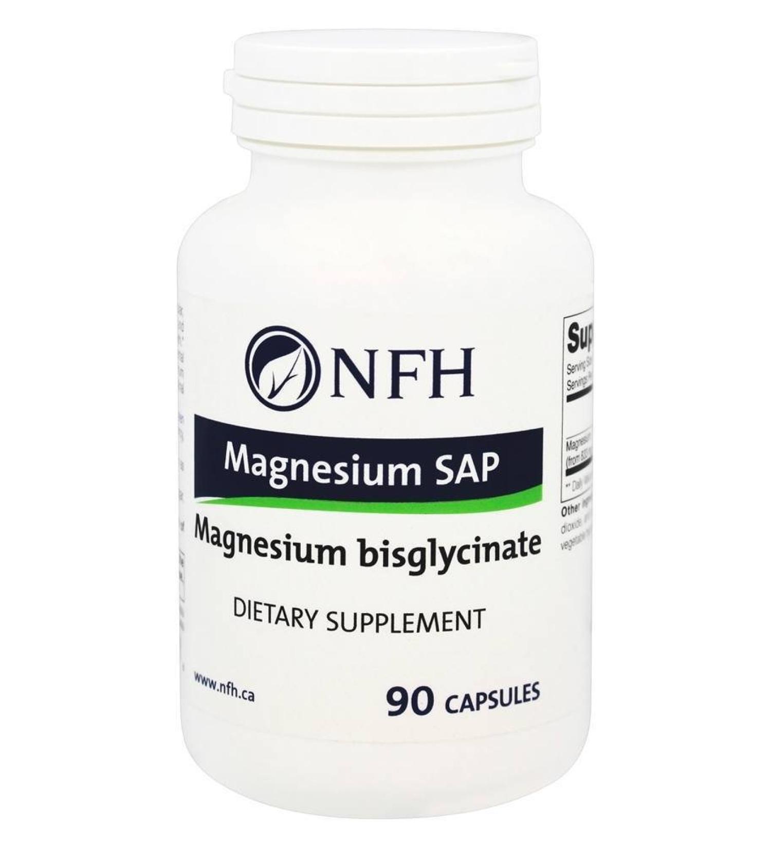 Nutritional Fundamentals for Health Magnesium SAP 90 caps - Essential Mineral Supplement - Buy Online on GoSupps.com