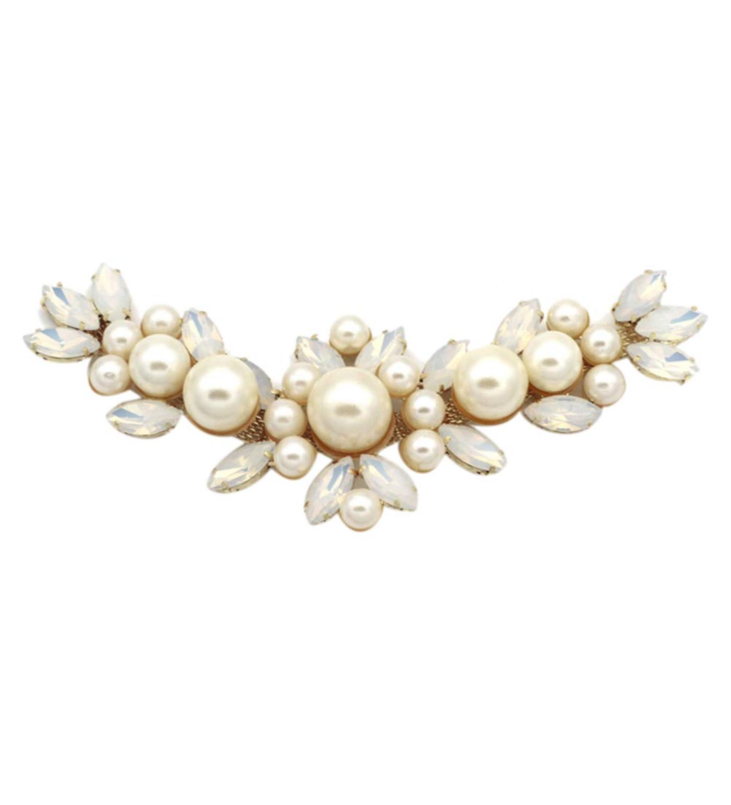 Women's Pearl Shoe Clips | Decorative Wedding & Bridal Accessories | Elegant Jewelry for Shoes - Buy Online on GoSupps.com
