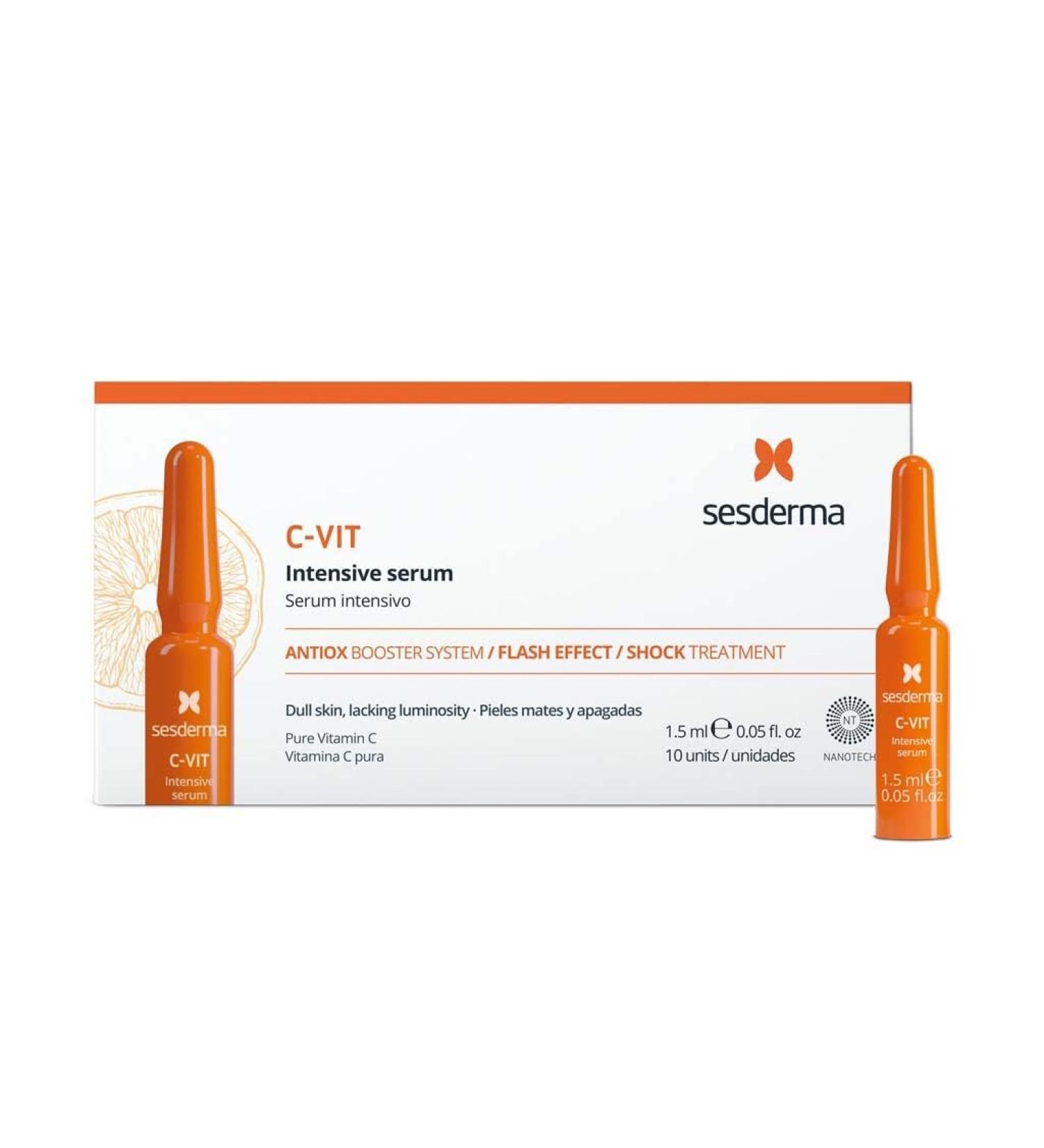 SESDERMA Fiale Di Siero Intensivo C-vit 10x1 5 Ml - Buy Online on GoSupps.com