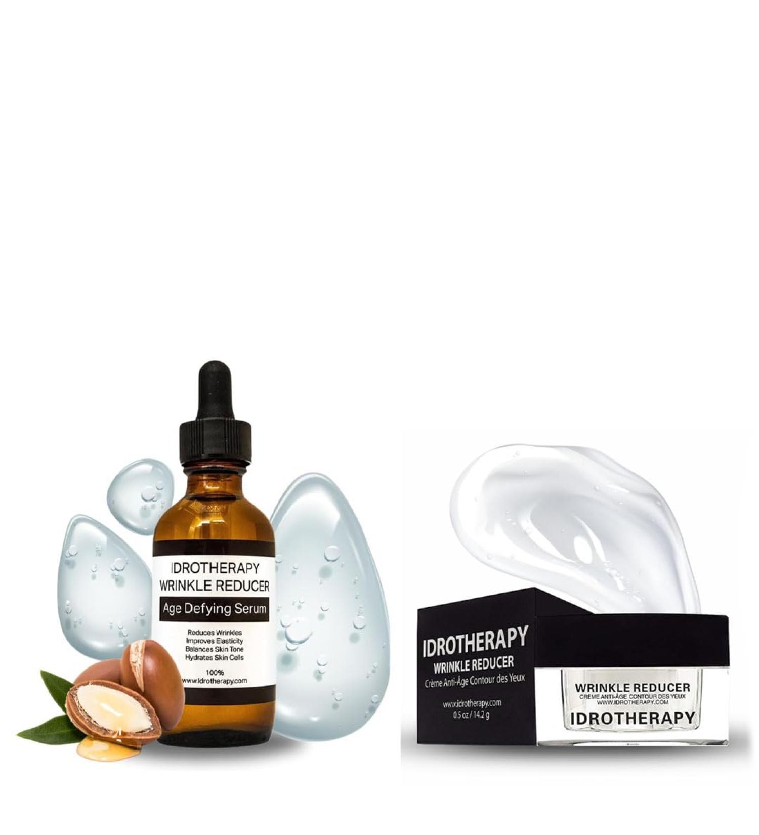 Face Moisturuzing and Wrinkle Cream set for Women with Renovage - Hyaluronic Acid and Matrixyl - Anti-Aging - Face Tightening & Lifting Cream - Buy Online on GoSupps.com