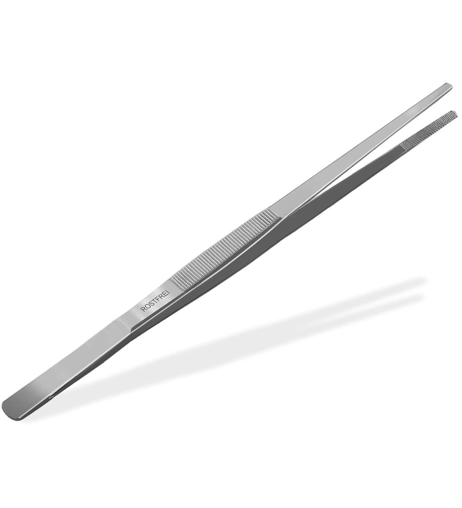Buy Stainless Steel Straight Tweezers 60 cm with Internal Teeth Perfect for Precision & Durability | International Shipping Available - Buy Online on GoSupps.com