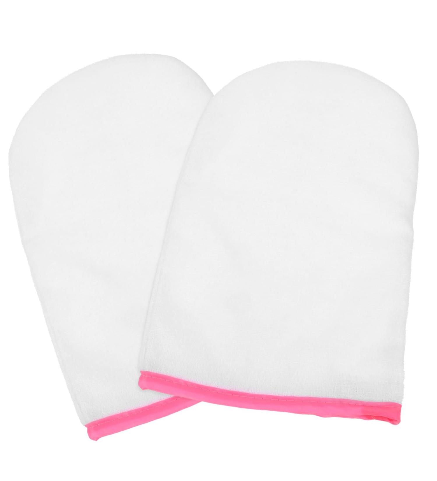 Moufles Chauffants en Paraffine Taille Unique la Cire pour Soin des Mains la Paraffine Manucure Nail Art Tissu ponge Rose Bordure Coton 26.00X16.00X0.20CM - Buy Online on GoSupps.com