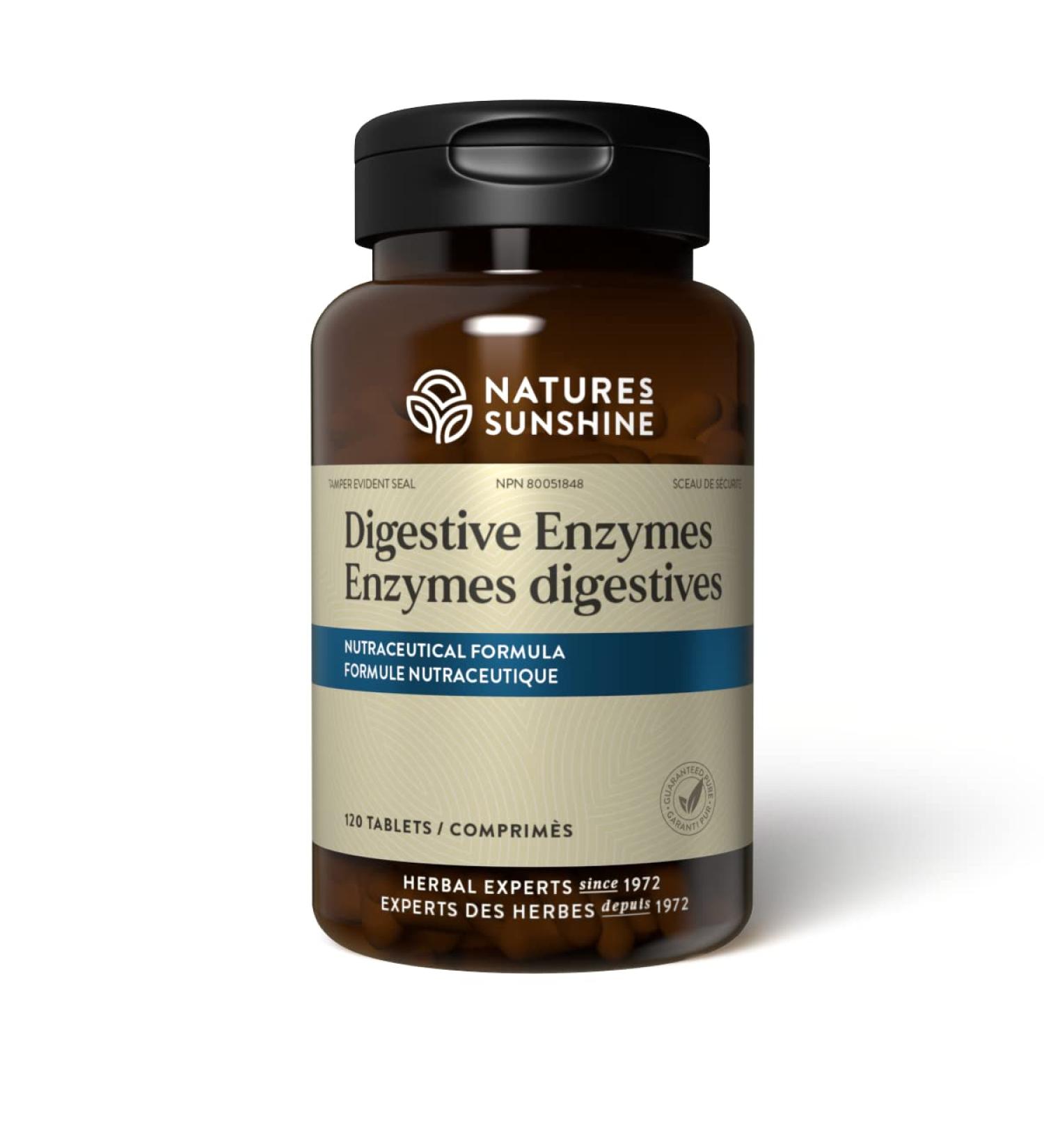 Nature's Sunshine Digestive Enzymes 120 tablets - Buy Online on GoSupps.com