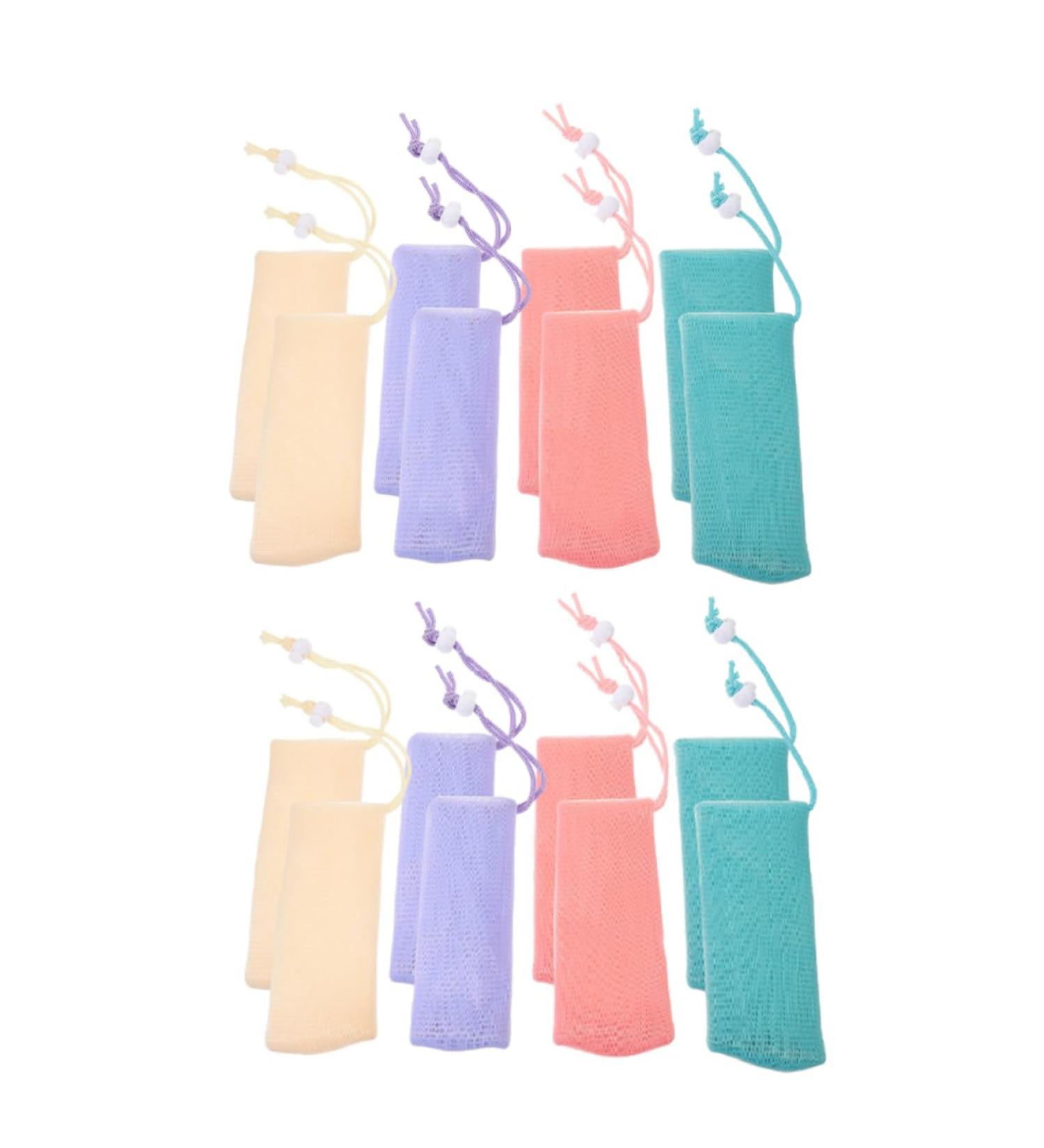 FOMIYES 16pcs Soap Net Storage Shampoo Face Soap Bags for Soap Bars Soap Scrubber Pouch Pe - Buy Online on GoSupps.com