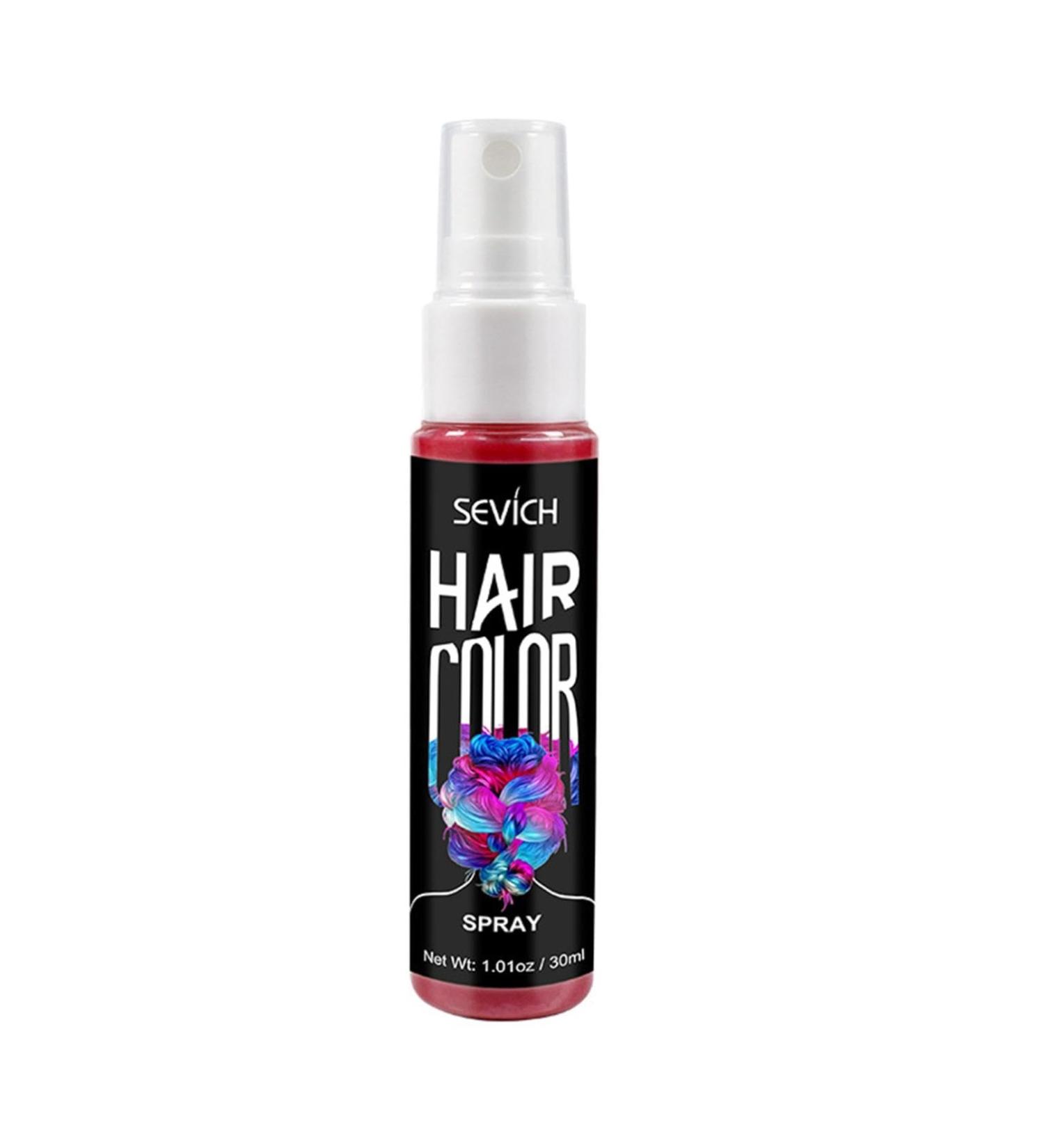 Hair Color Spray Temporary Hair Dye Hair Dye Hair Unisex DIY Hair Color Spray Dye Mist Disposable Nourishing Temporary Modeling Salon (red) - Buy Online on GoSupps.com