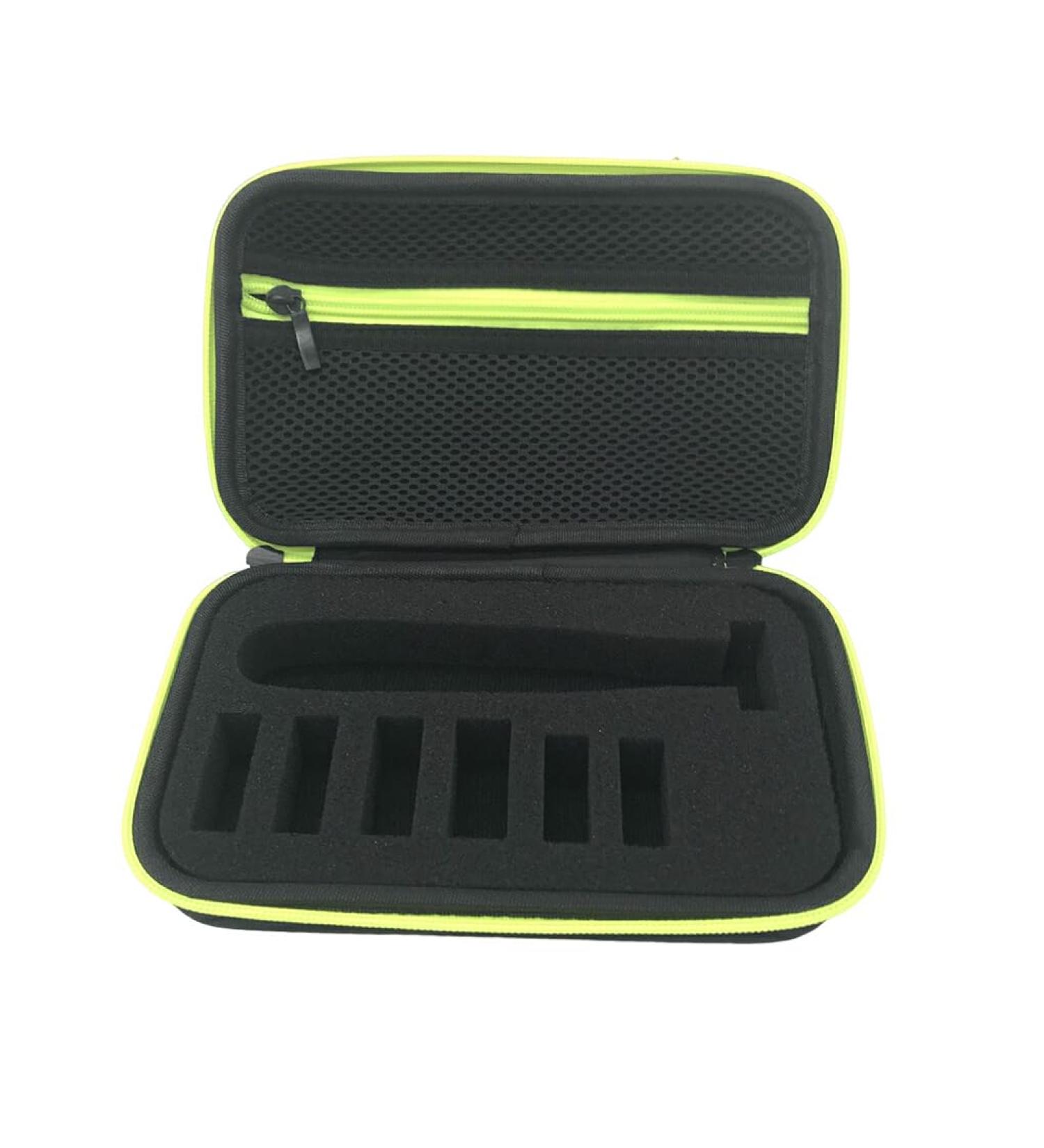 Dijiusidy Hard Shell Razor Storage Bag - Shockproof Portable Organizer for Men | Lightweight Travel Case - Black - Buy Online on GoSupps.com