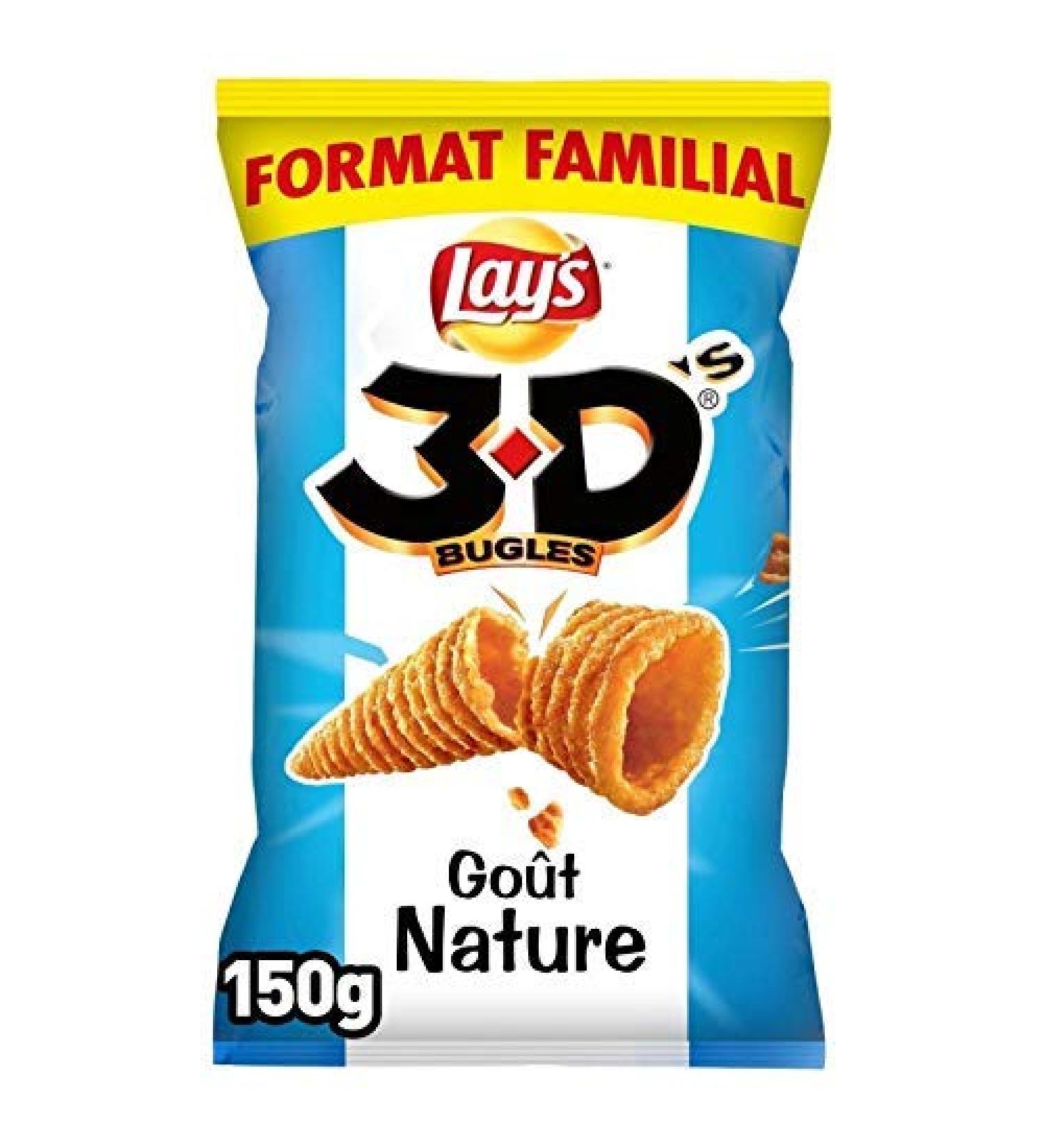 LAY'S - 3D'S Nature 150G - Pack of 3 - best offer