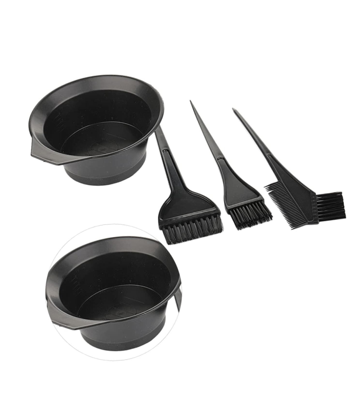 DOITOOL 4 Sets Hair Salon Tool Hair Dye Tint Brush Pearl Phone Strap Hairdressing Brush Cat Ears Sequin Steamer Hair Dye Bowl Hair Coloring Bowl Hair Dye Brush Household Comb - Buy Online on GoSupps.com