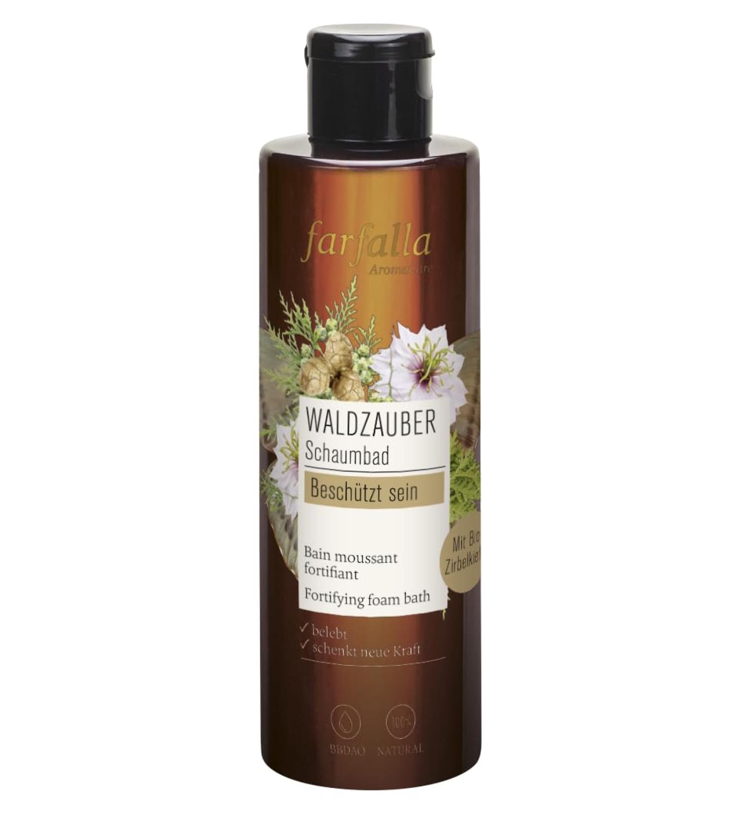 Farfalla Waldzauber Faumbad 200ml - Vegan Relaxation Bath with Essential Oils - 100% Natural & Soda Certified - Buy Online on GoSupps.com