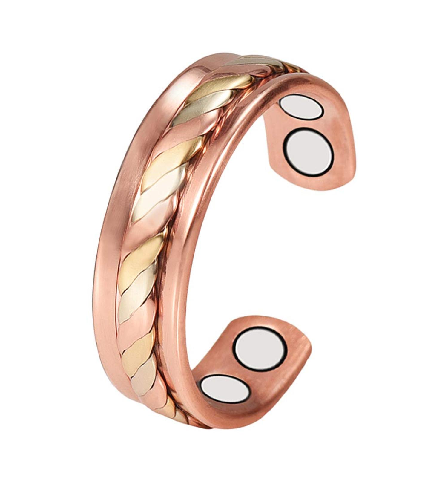 Magnetic Therapy Joint Bone Ring - Relieve Arthritis & Migraines | Magnetic Jewelry Gift Box (A) - Buy Online on GoSupps.com