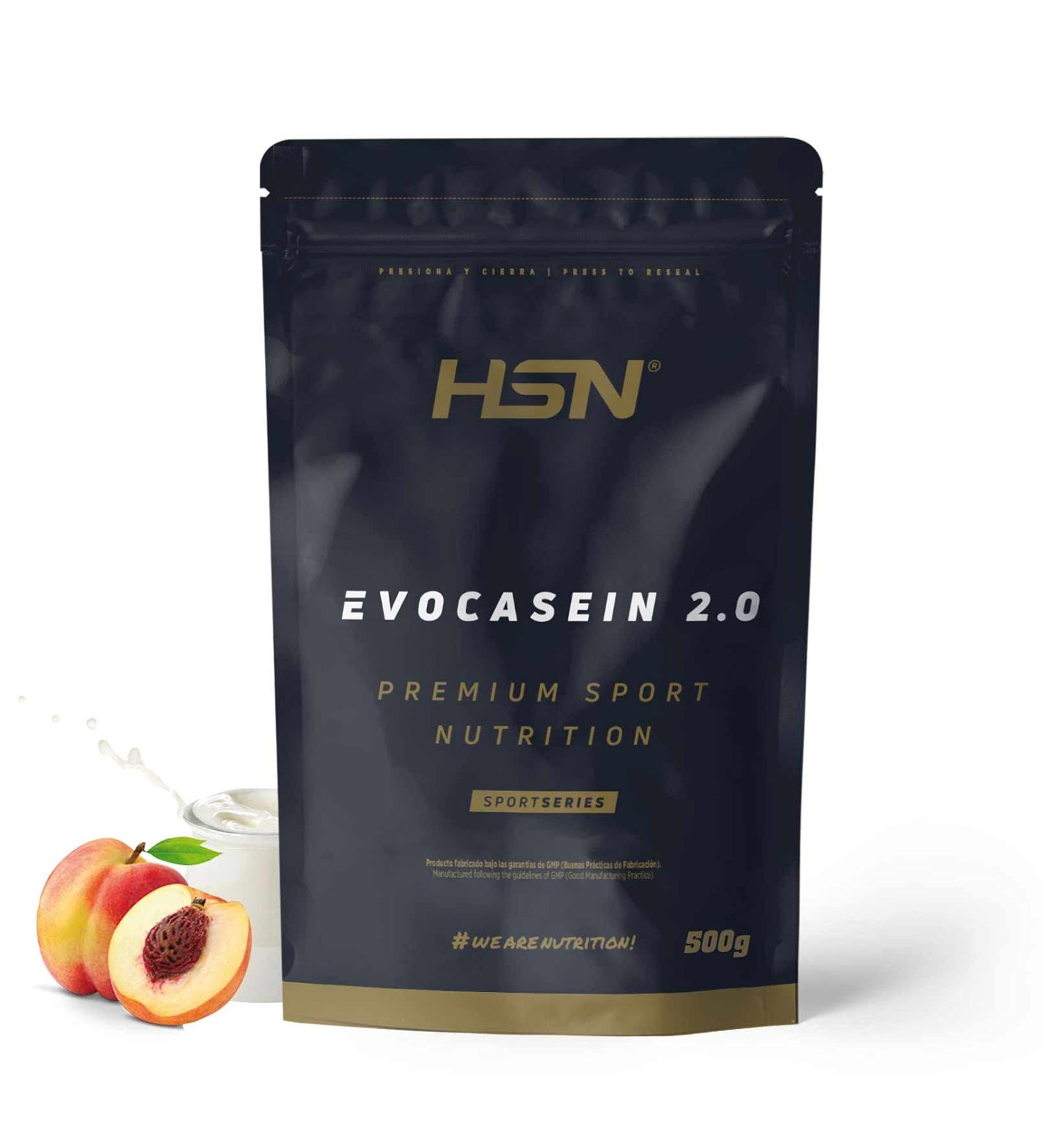  HSN HSN Evocasein 2.0 | Sweet and Sour Yogurt Flavor 500g 17 servings per box | Slow-digesting protein before bedtime | GMO-free vegetarian gluten-free - Buy Online on GoSupps.com