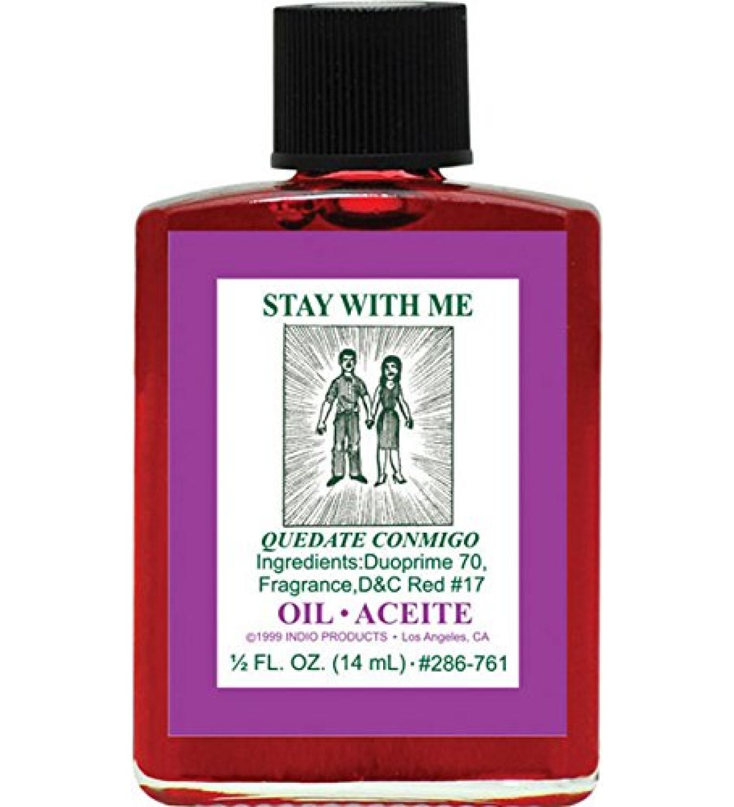 (3Pack) Indio Products Spiritual Anointing Oil- Stay with ME 1/2oz