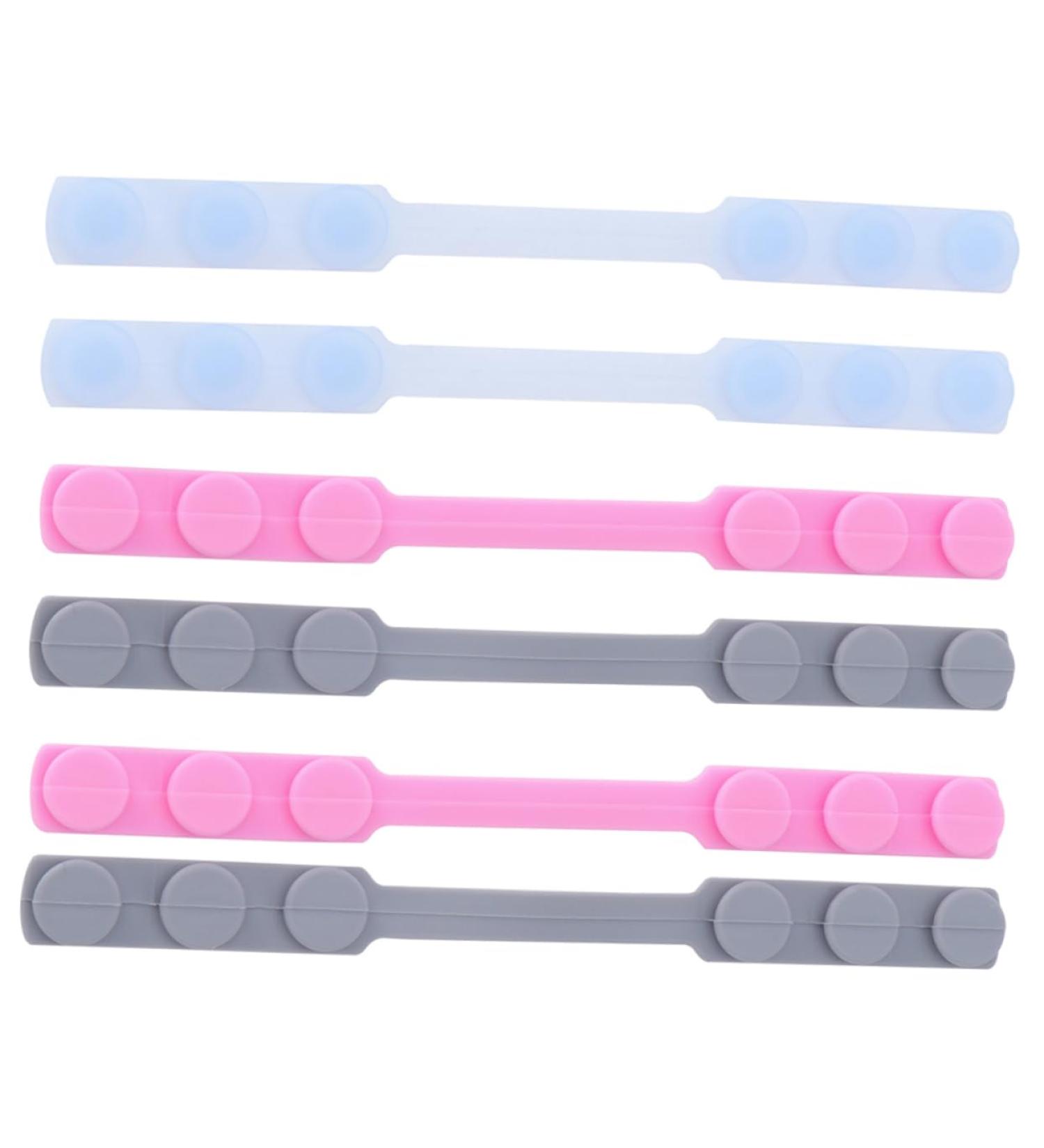 Gatuida 18-Piece Earring Ear Extension Hooks - Mask Holder & Ear Protection - Comfortable Gel Tabs for Masks - 15.8x1.5cm - Buy Online on GoSupps.com