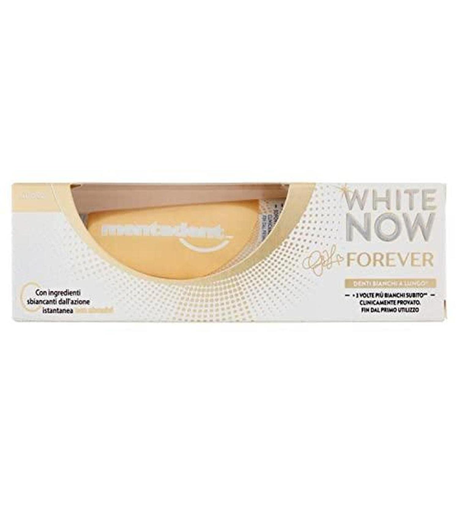  Mentadent Mentadent White Now Giulia De Lellis Forever Whitening Toothpaste 50 ml - Buy Online on GoSupps.com