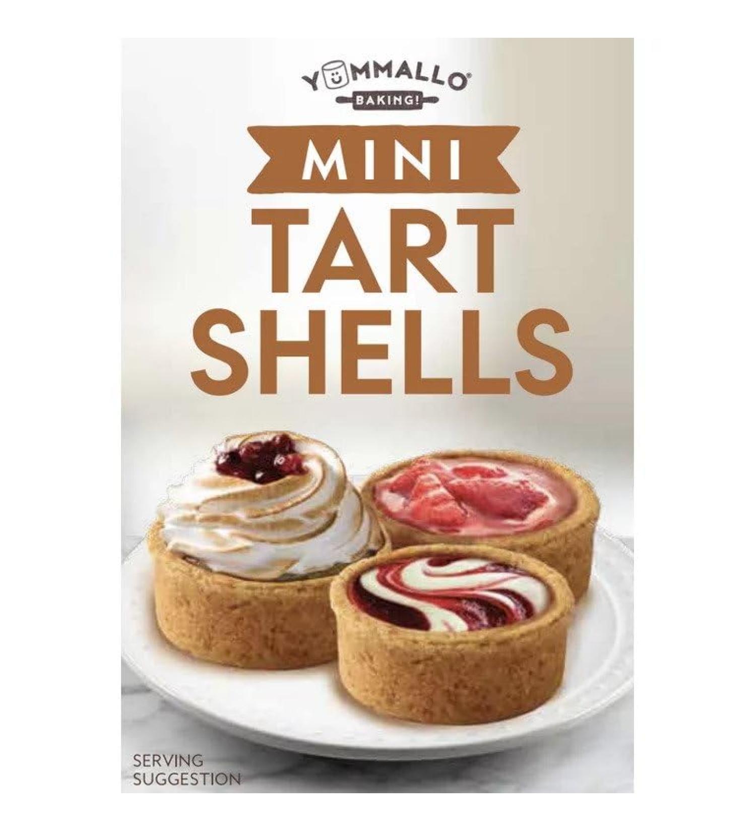 Yummallo Mini Graham cracker Tart Shells 12 Count