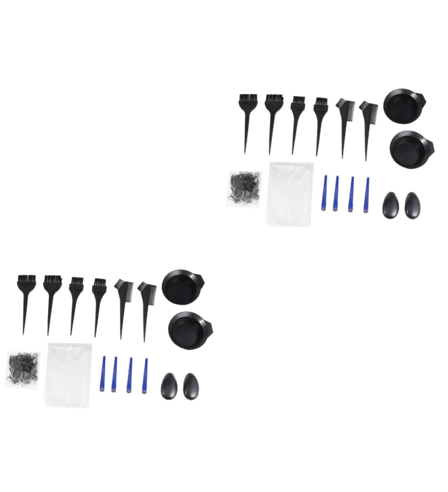 minkissy Hair Applicator Comb 2 Sets Home Hair Dye Tool Dye Mixing Bowl Hair Tint Bowl Hair Dyeing Brush Hair Dyeing Kit Highlight Hair Brush Balayage Brush s Hair Dye Bowl Household - Buy Online on GoSupps.com