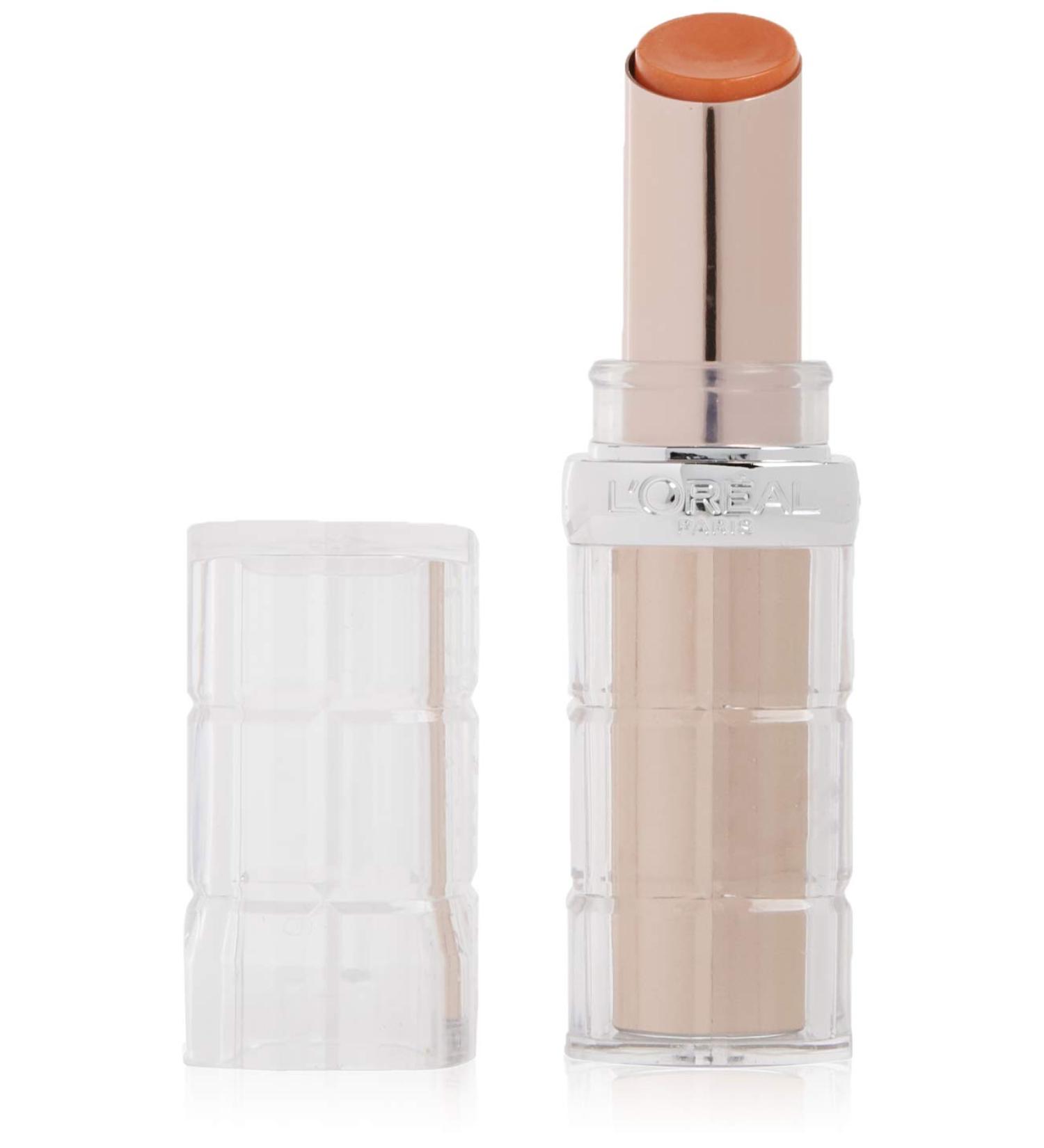 L'Oreal Paris Colour Riche Plump & Shine Lipstick - Nectarine Plump | Radiant, Fuller Lips with All-Day Moisture | 0.1 oz - Buy Online on GoSupps.com
