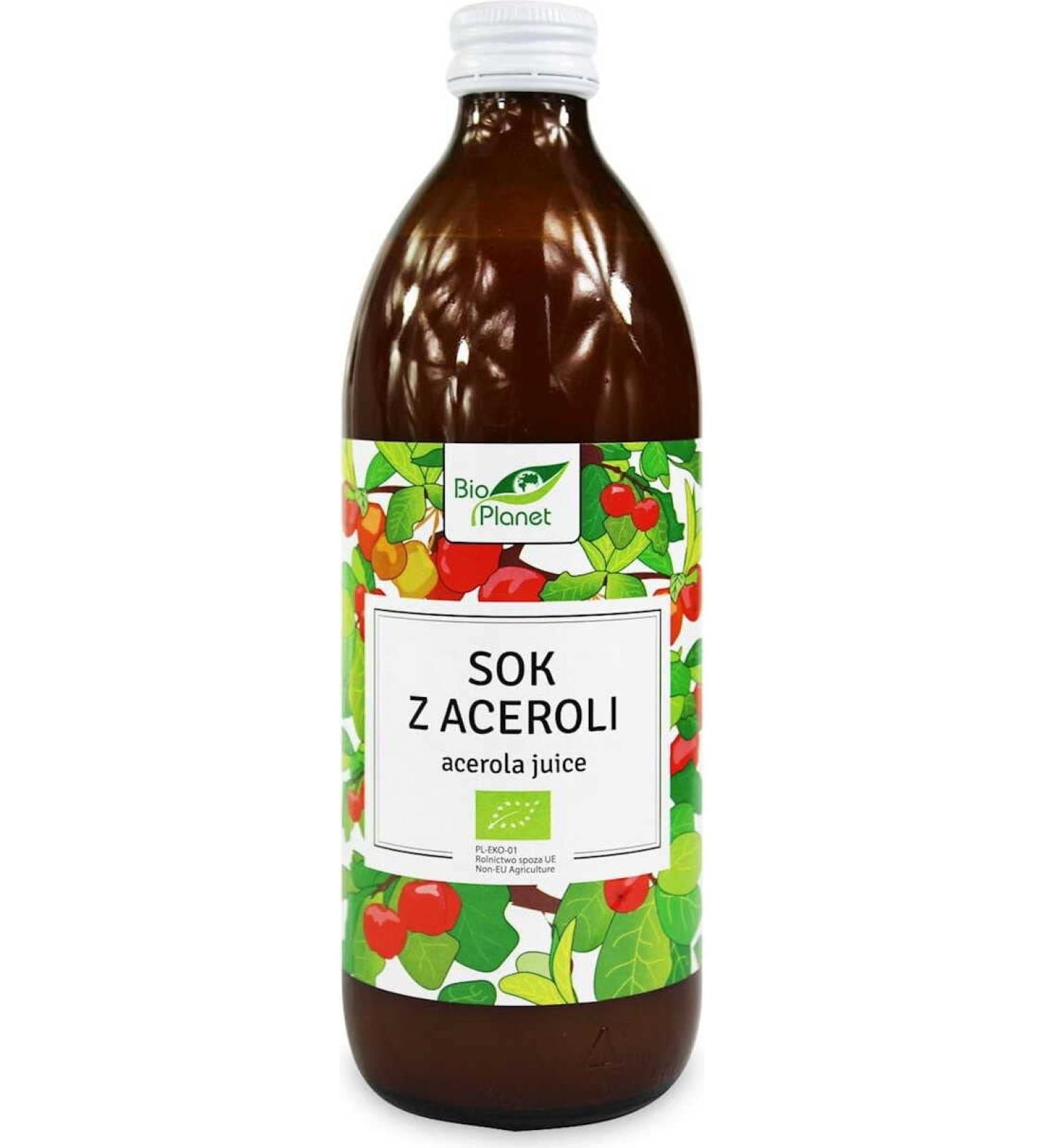 Organic acerola juice 500 ml - BIO PLANET