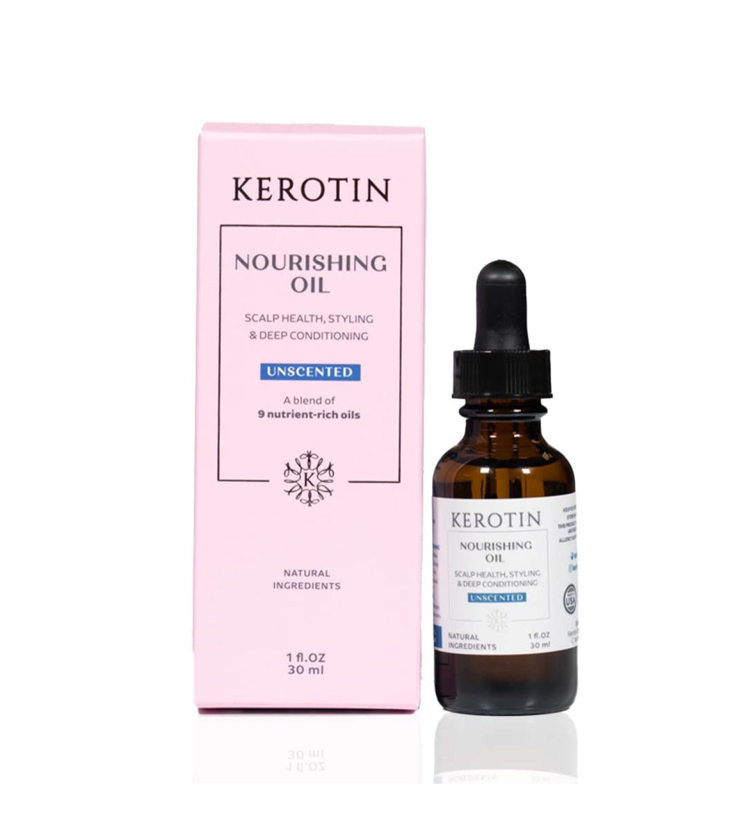 Nourishing Hair Oil with 9 Organic Oils & Argan Oil - Repairs Damage, Controls Frizz, Eliminates Split Ends, Smoothens Skin - Stimulates Hair Growth | Sulfate & Silicone Free - Unscented - Buy Online on GoSupps.com