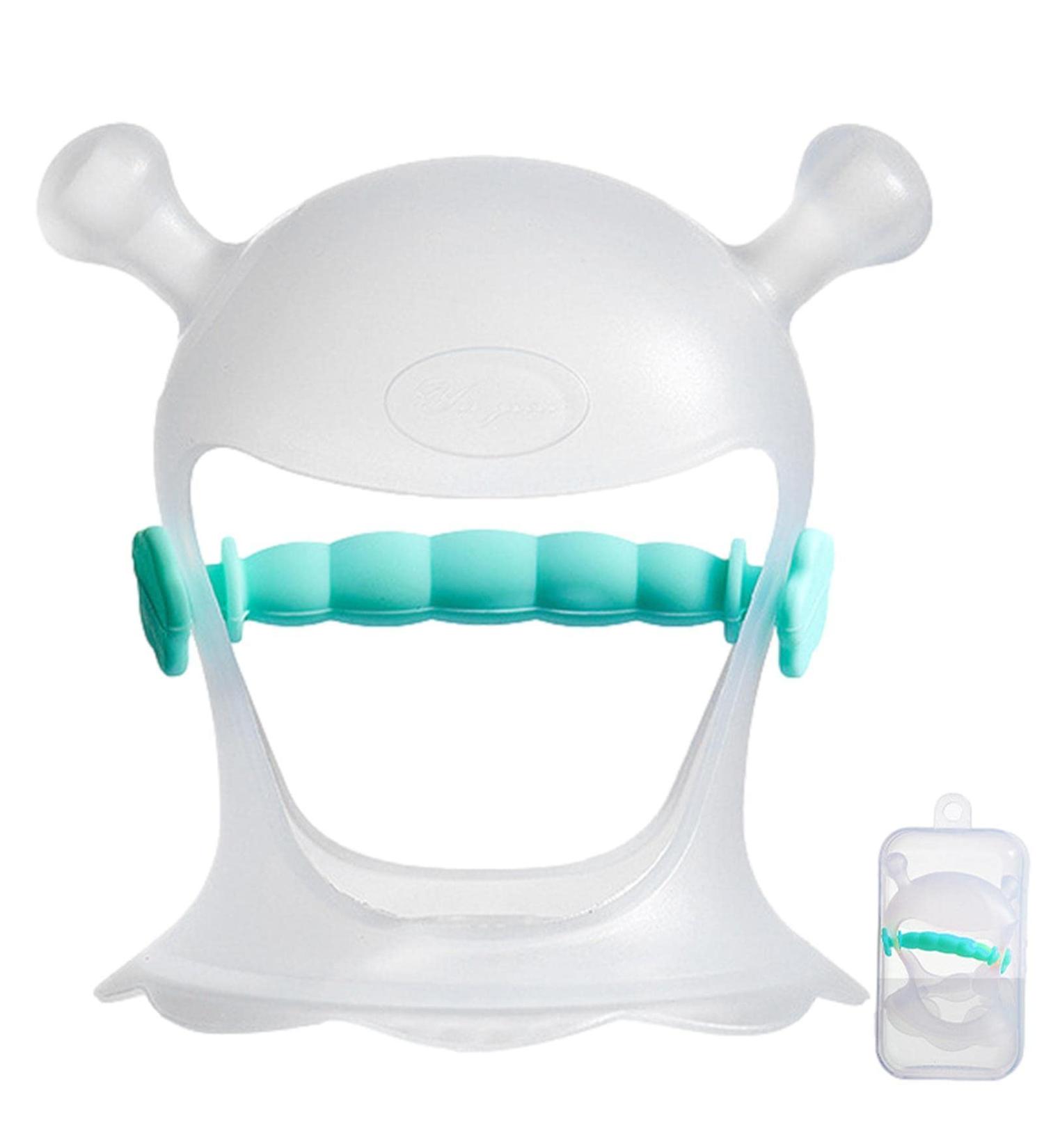 Rosixehird Baby Hand Bite Ring - Silicone Tooth Toy for Babies | Easy-to-Use Green Wrist Handlebar Ring - Buy Online on GoSupps.com