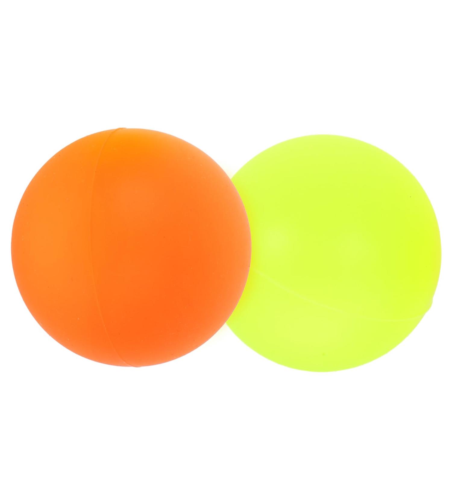 Homsfou Muscle Knot Massage Balls - Myofascial & Foot Massager Ice Hockey & Lacrosse Therapy - 6.30cm Red - Buy Online on GoSupps.com