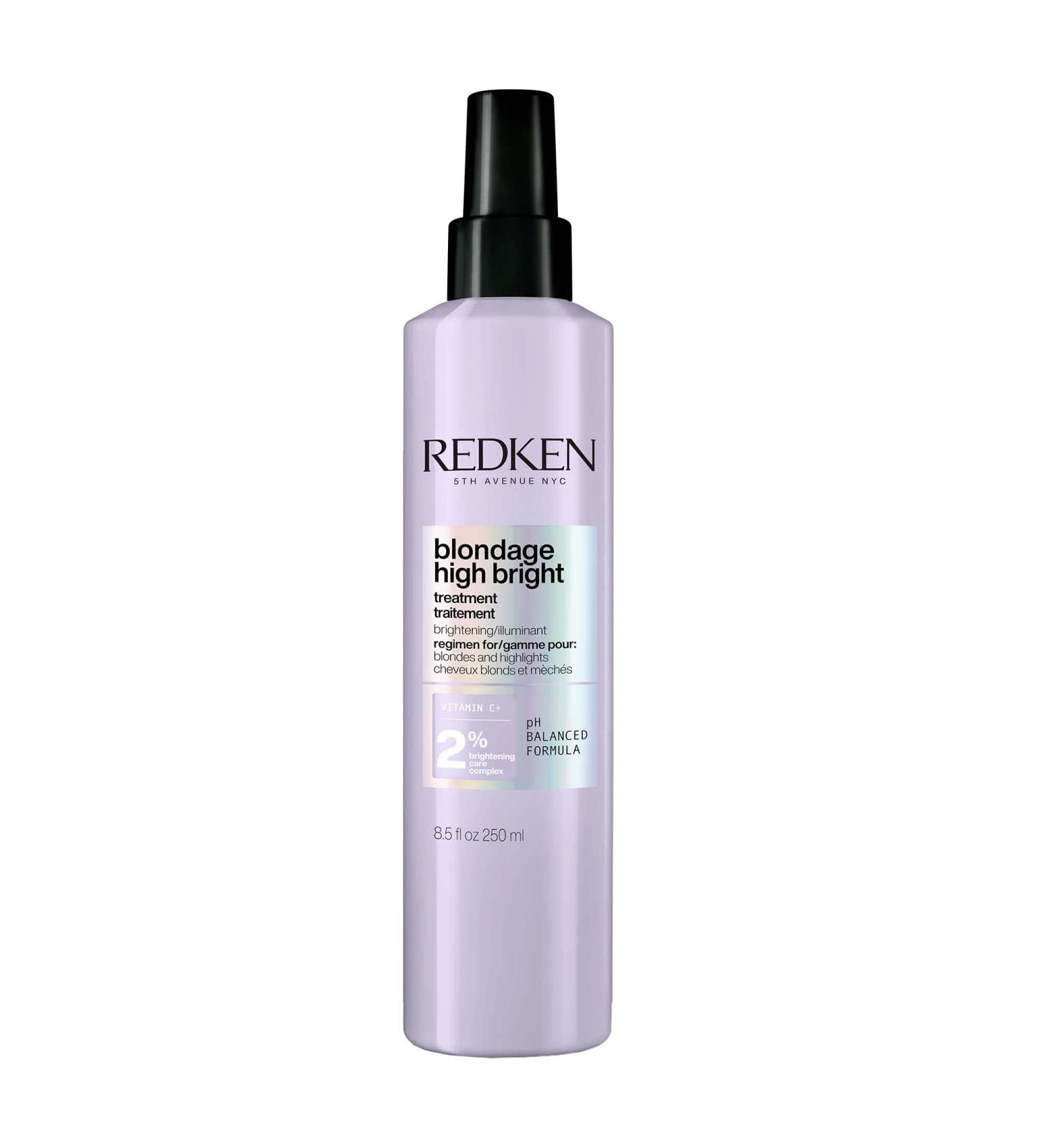 Redken Blondage High Bright Pre Treatment - Brightens Blonde Hair Instantly - Vitamin C Enhanced 8.5oz - Buy Online on GoSupps.com