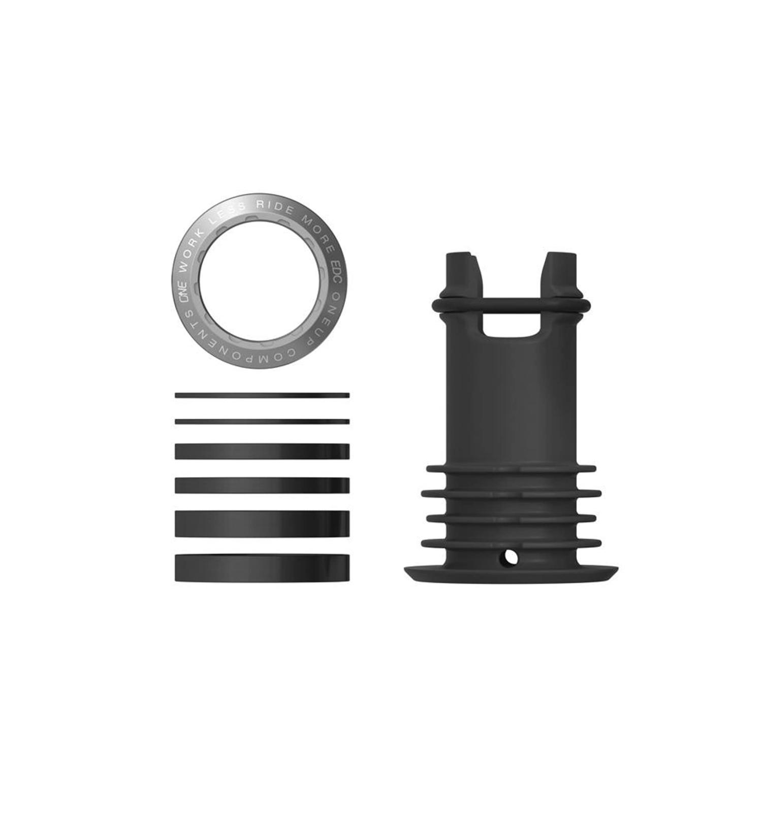 OneUp Components EDC Top Cap Silver, One Size