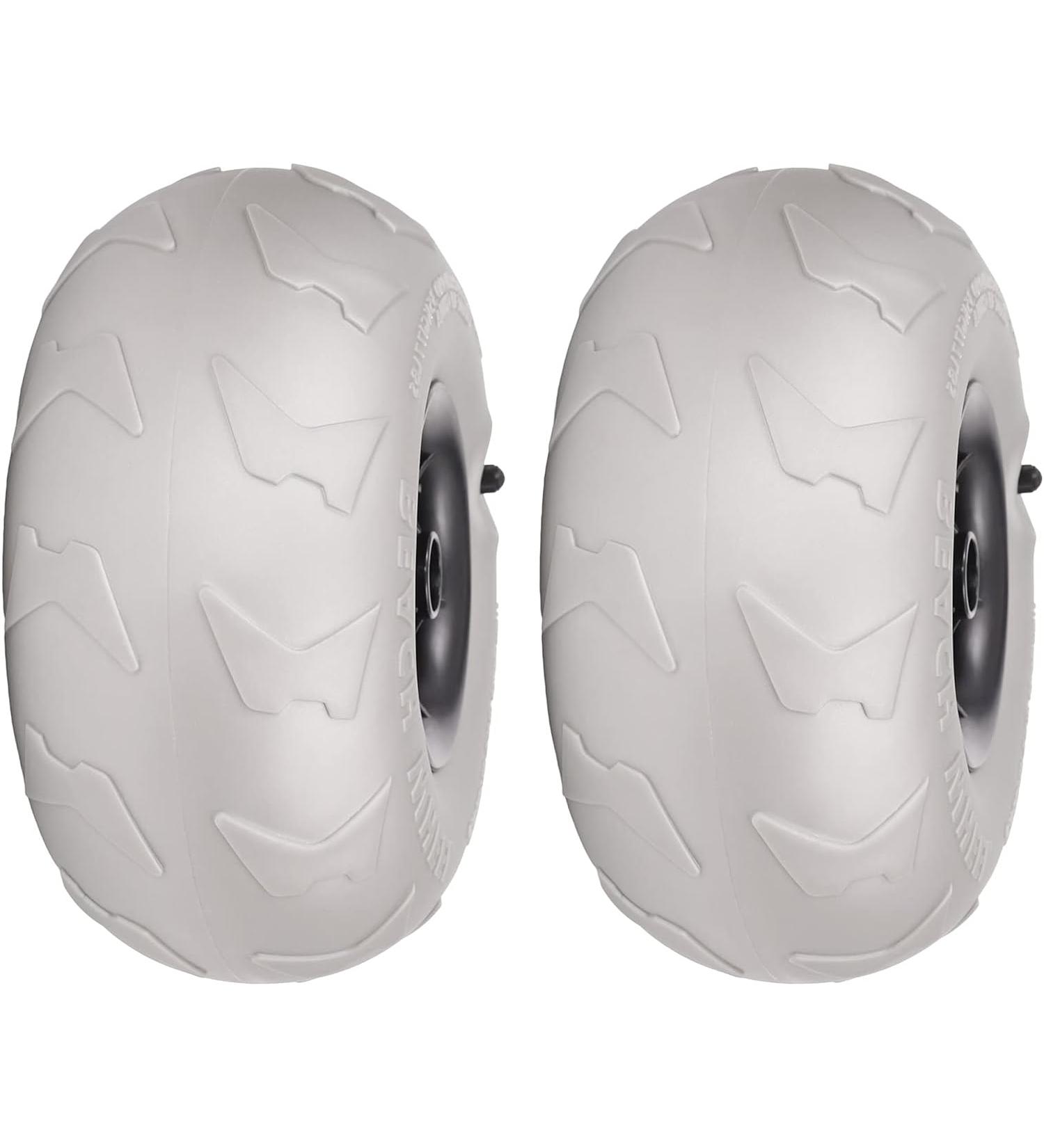 Beuioslyr Beach Inflatable Wheels Replacement Balloon Wheels Beach Sand Pack Of 2  - Buy Online on GoSupps.com