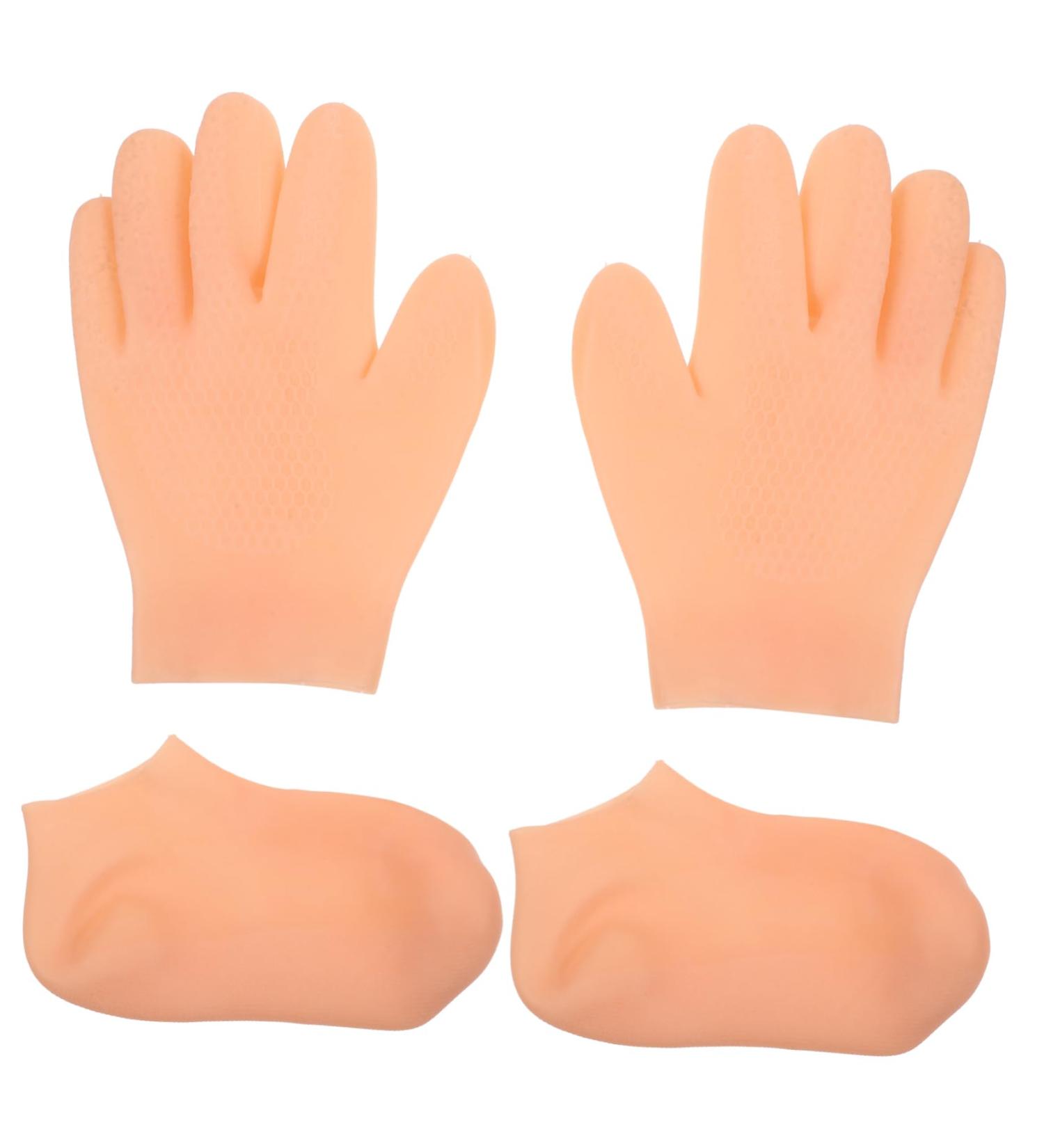 BIUDECO 1 Set Beauty Gloves Socks Comfortable Moisturizing Gloves Dry Hand Moisturizing Gloves for Women Dry Hand Moisturizing Gloves for Lady Moisturizing Gloves for Dry Hand - Buy Online on GoSupps.com