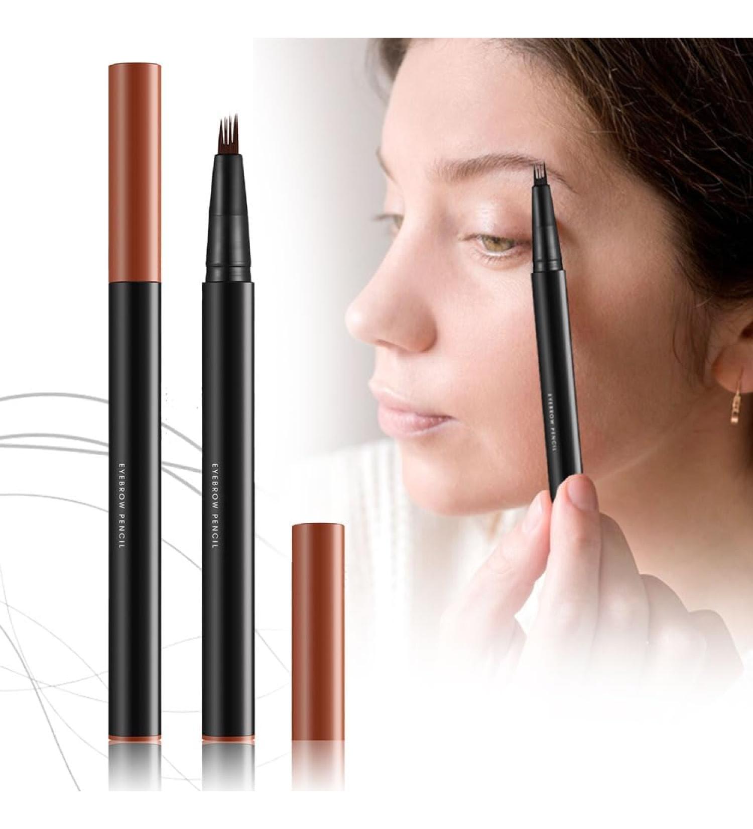 Magic Eyebrow Pencil 2024 Upgrade Microblade Eyebrow Pen Dual-Ended Microblading Eyebrow Pen Waterproof and Long Lasting Eye Brow Pencils for Natural Like Effect Brows (2#Black) - Buy Online on GoSupps.com