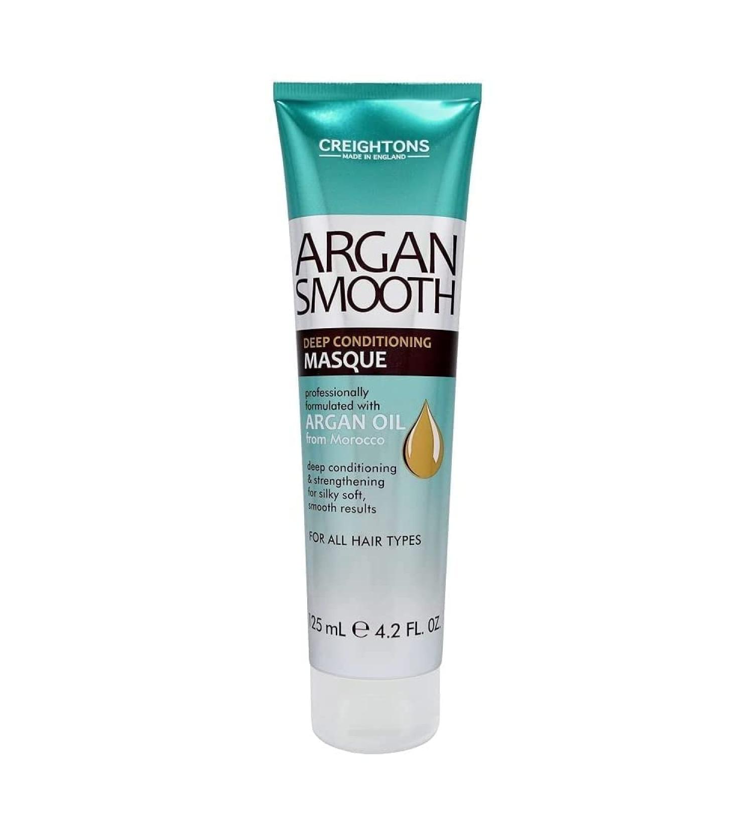 Argan Smooth Deep Conditioning Masque 125ml | Deep Conditioning & Strengthening for Silky Soft Hair | Suitable for All Hair Types - International Shipping Available - Buy Online on GoSupps.com