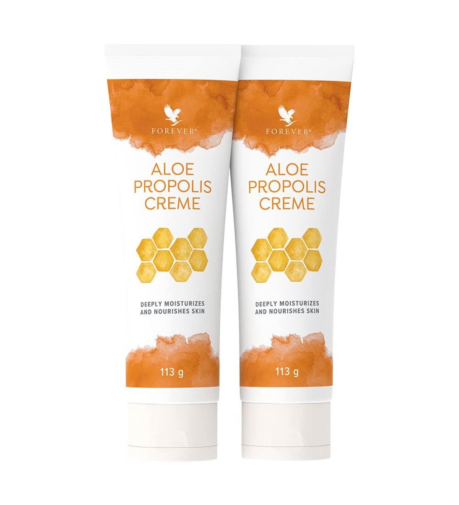  Forever Living Products Forever Aloe Propolis Cream 74% Aloe Vera (2 x 113g) - Buy Online on GoSupps.com